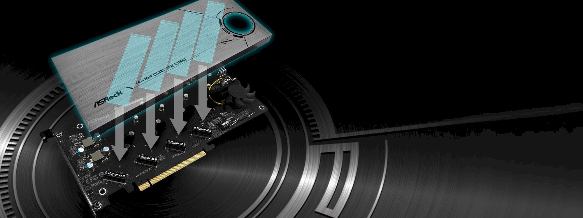ASRock HYPER QUAD M.2 CARD