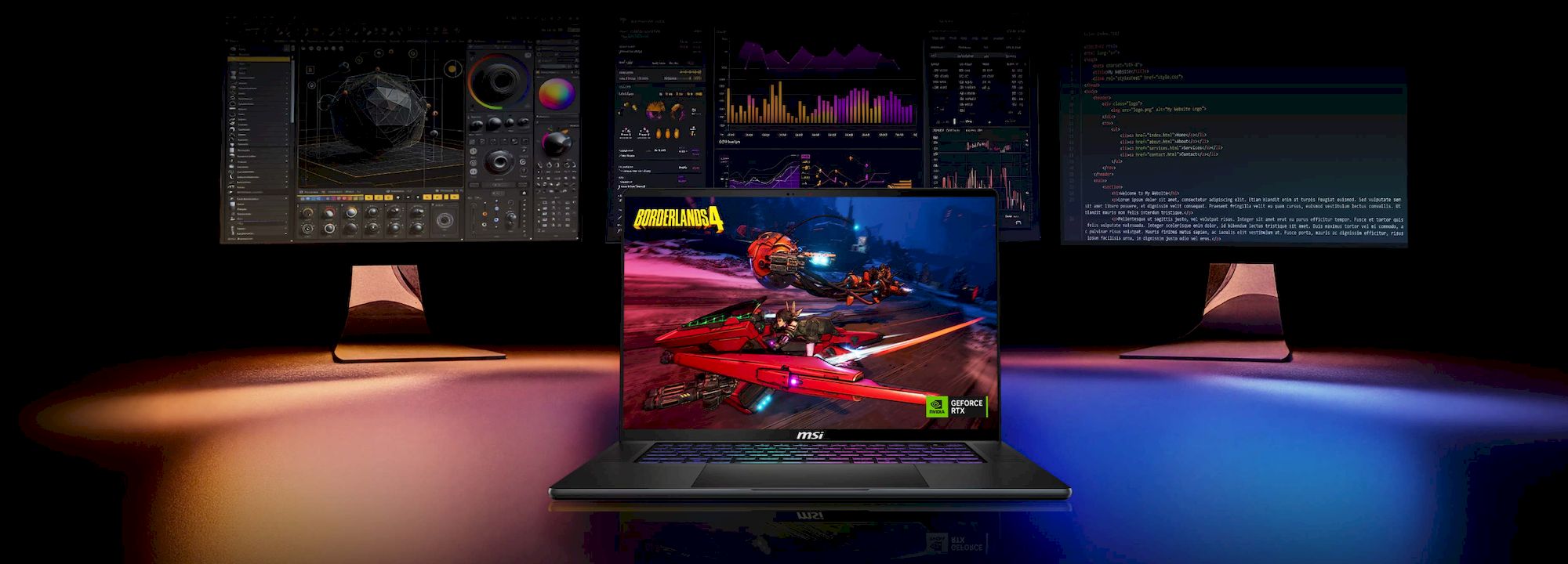 MSI Stealth 16 AI+ (B3WH-054CZ) RTX 5070 Ti černý
