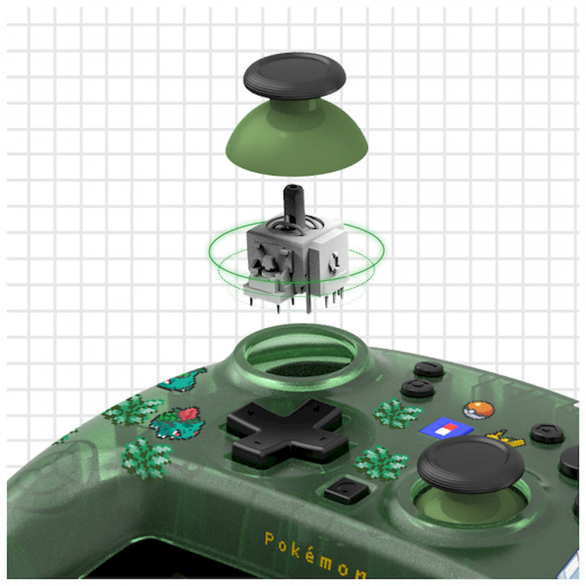 Herní ovladač HORI Wireless HORIPAD Turbo Pixel Green