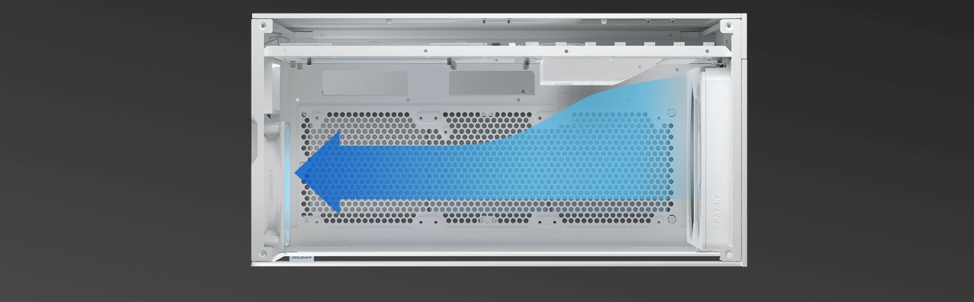 COUGAR CFV235 Mesh bílá