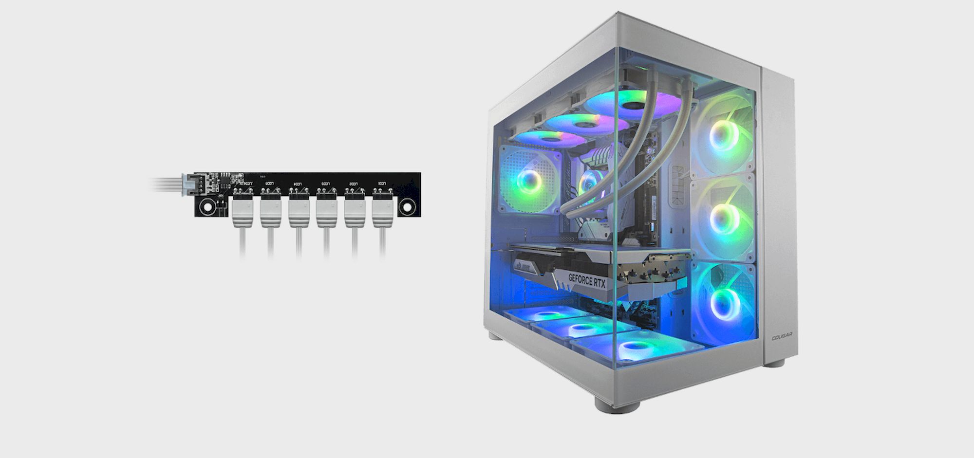 COUGAR FV150 RGB černá