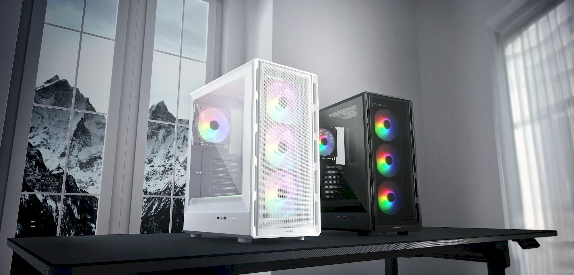 COUGAR AIRFACE PURE RGB černá