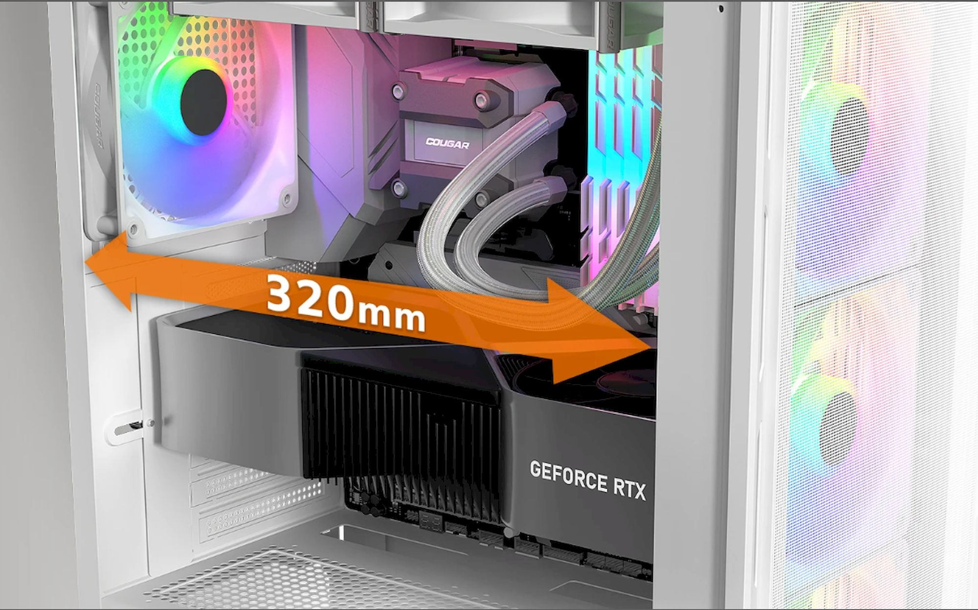 COUGAR AIRFACE PURE RGB černá