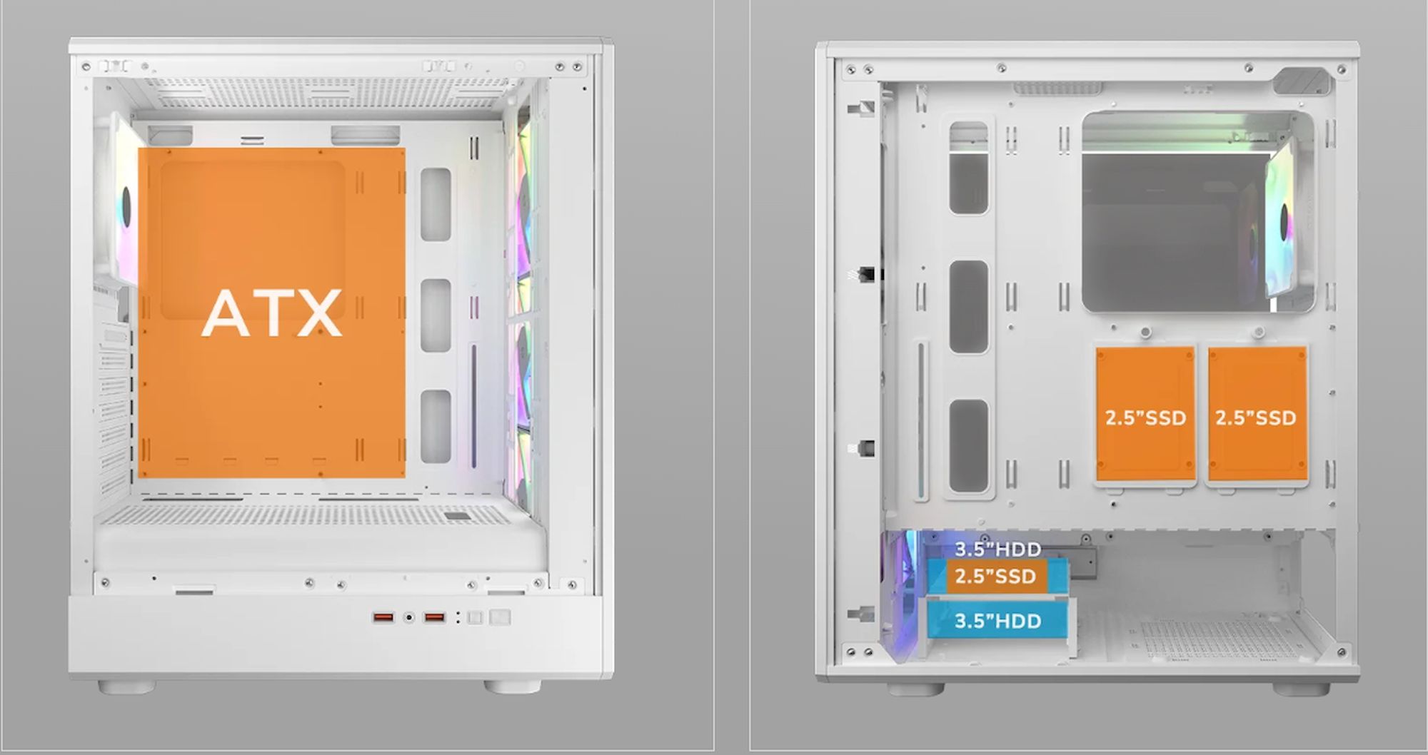COUGAR AIRFACE PURE RGB černá