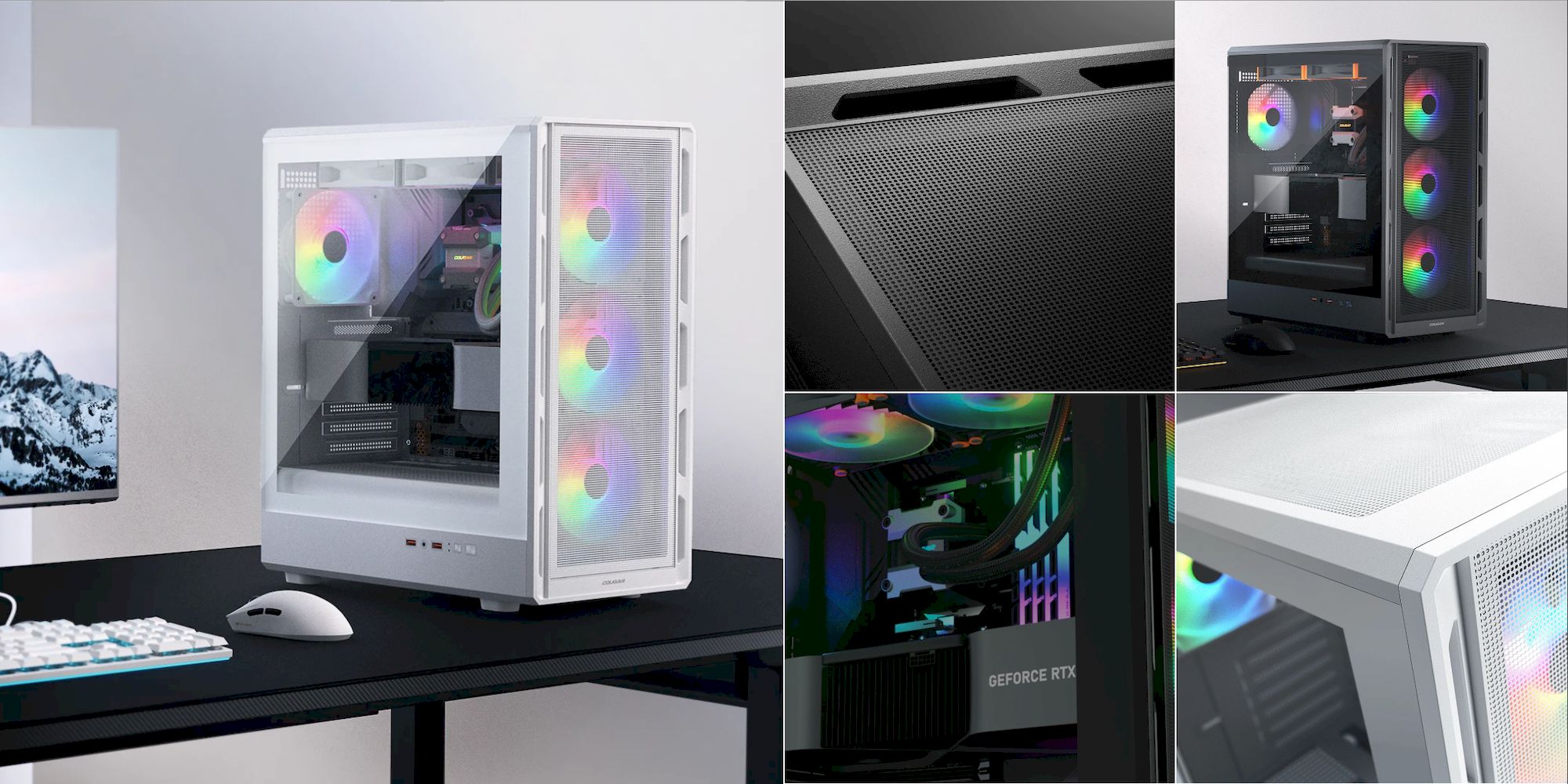 COUGAR AIRFACE PURE RGB černá