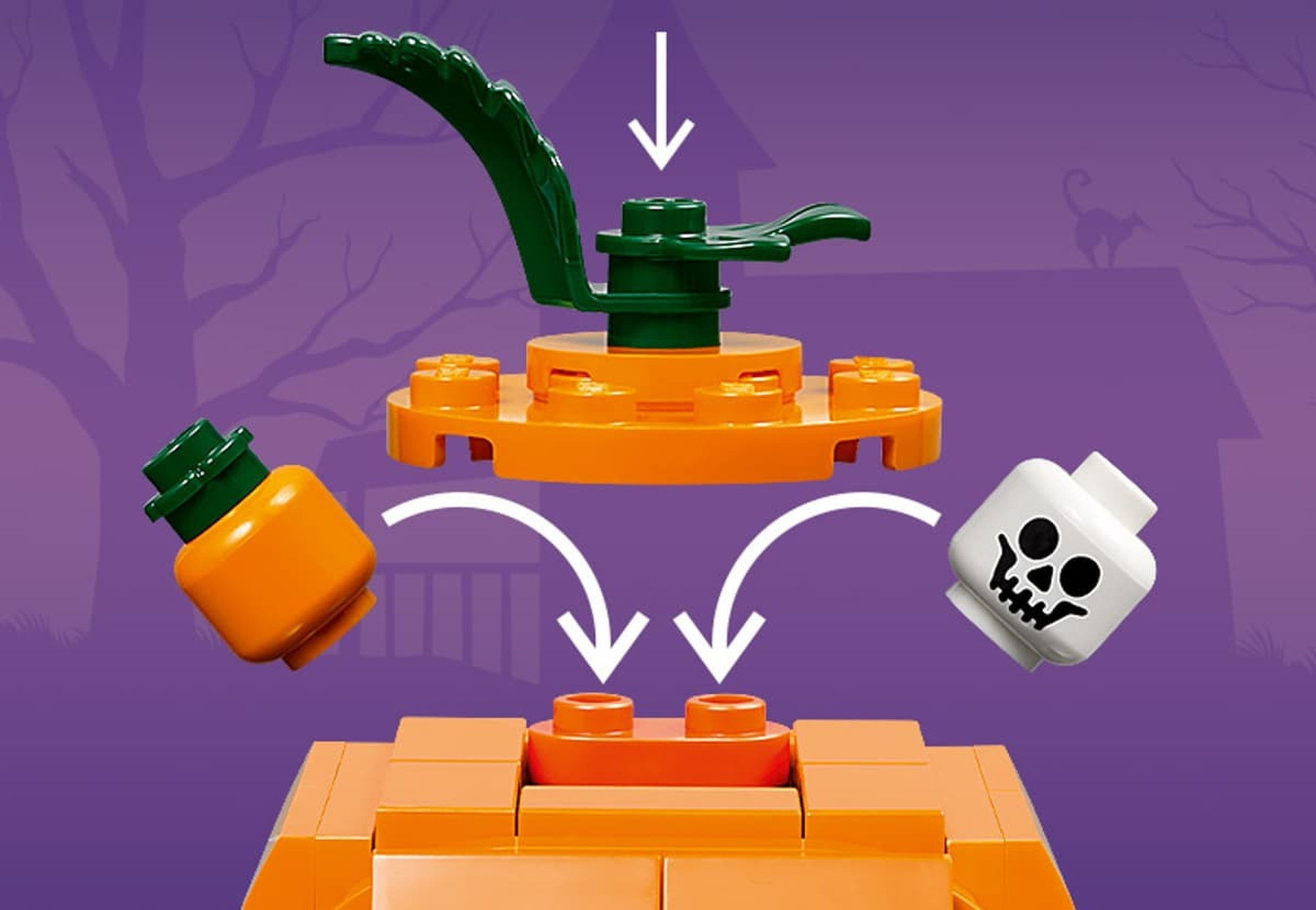 LEGO Iconic 40822 Pick-up s halloweenskými tekvicami