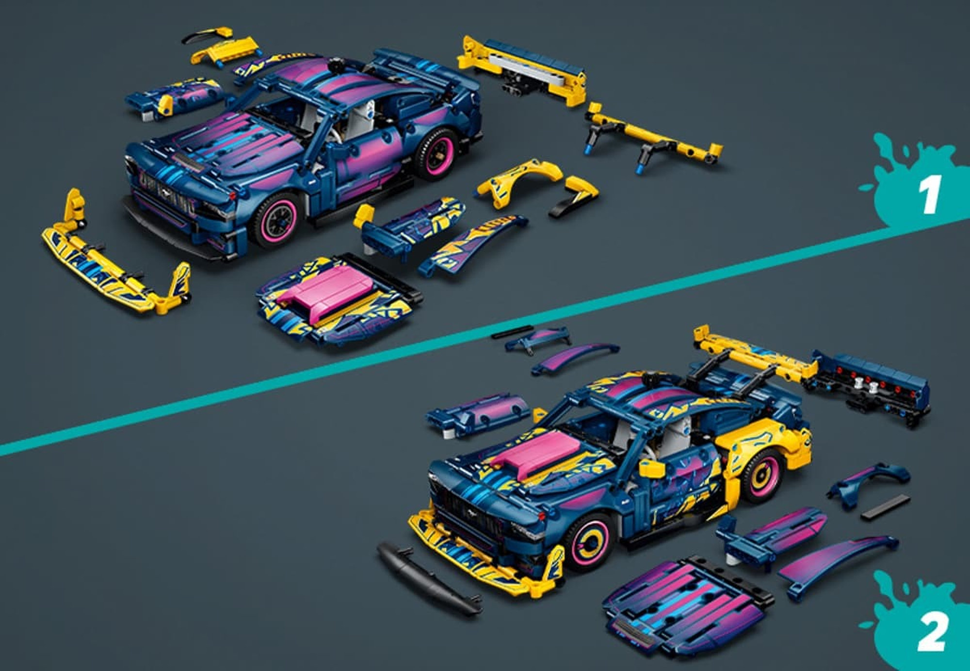 LEGO Technic 42236 Tuningové auto Ford Mustang GT