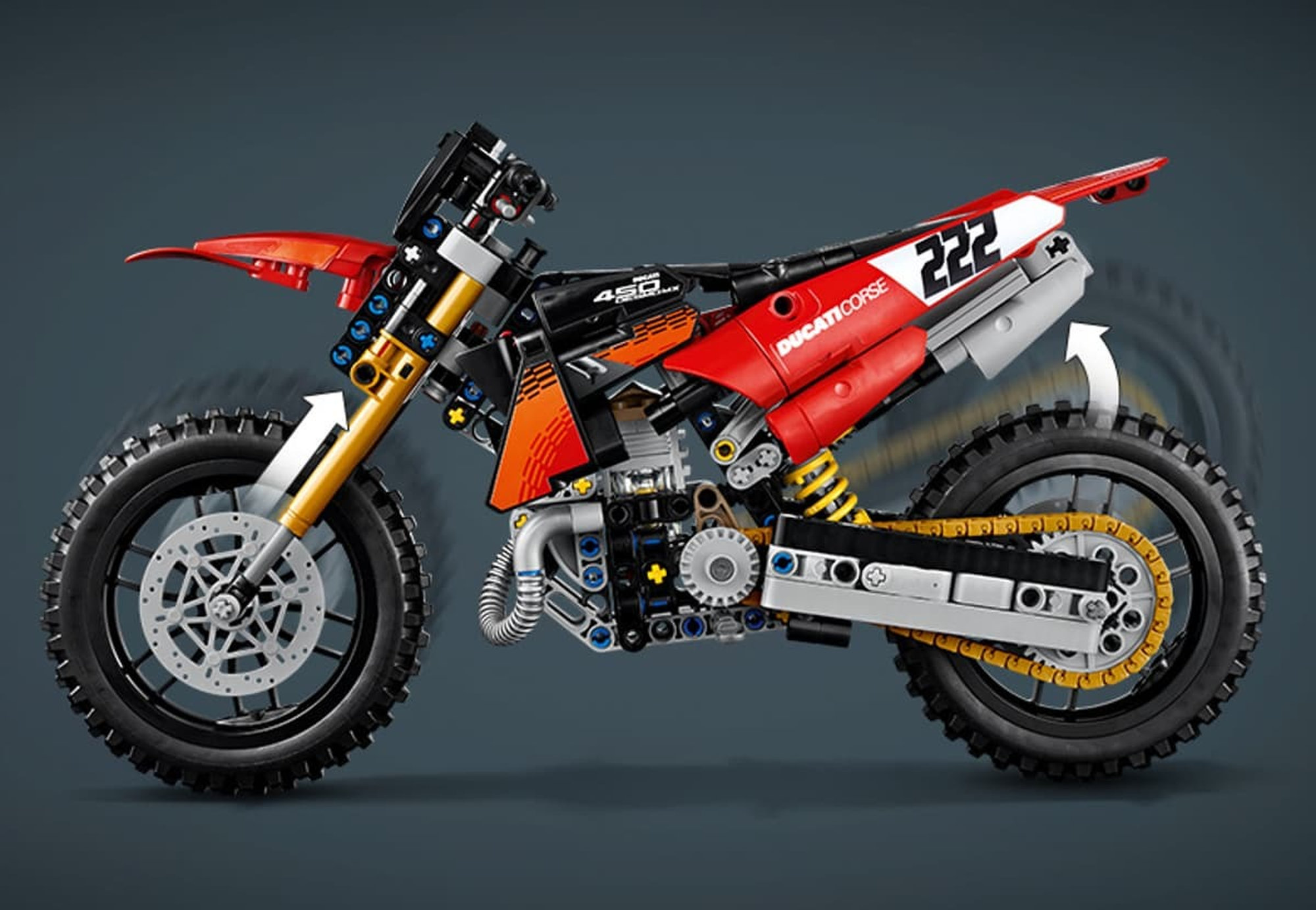 LEGO Technic 42238 Motorka Ducati Desmo450 MX Factory