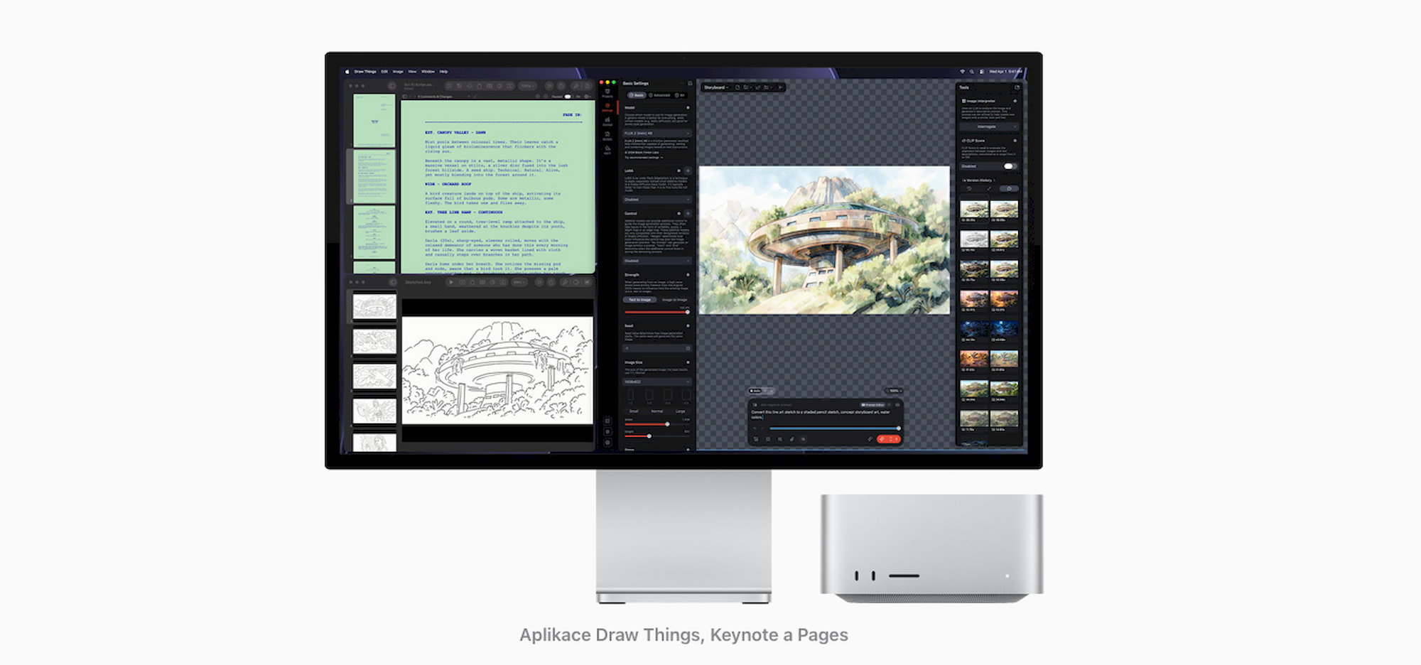 Apple Mac Studio / M5 Max / 36GB / 512GB / stříbrný