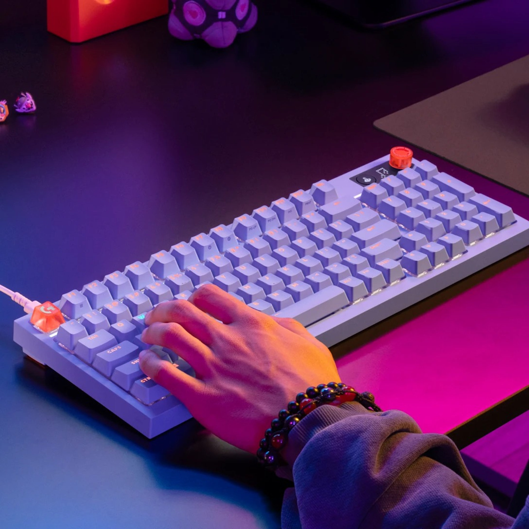 Logitech G316 X 98 herní mechanická klávesnice (US) fialová