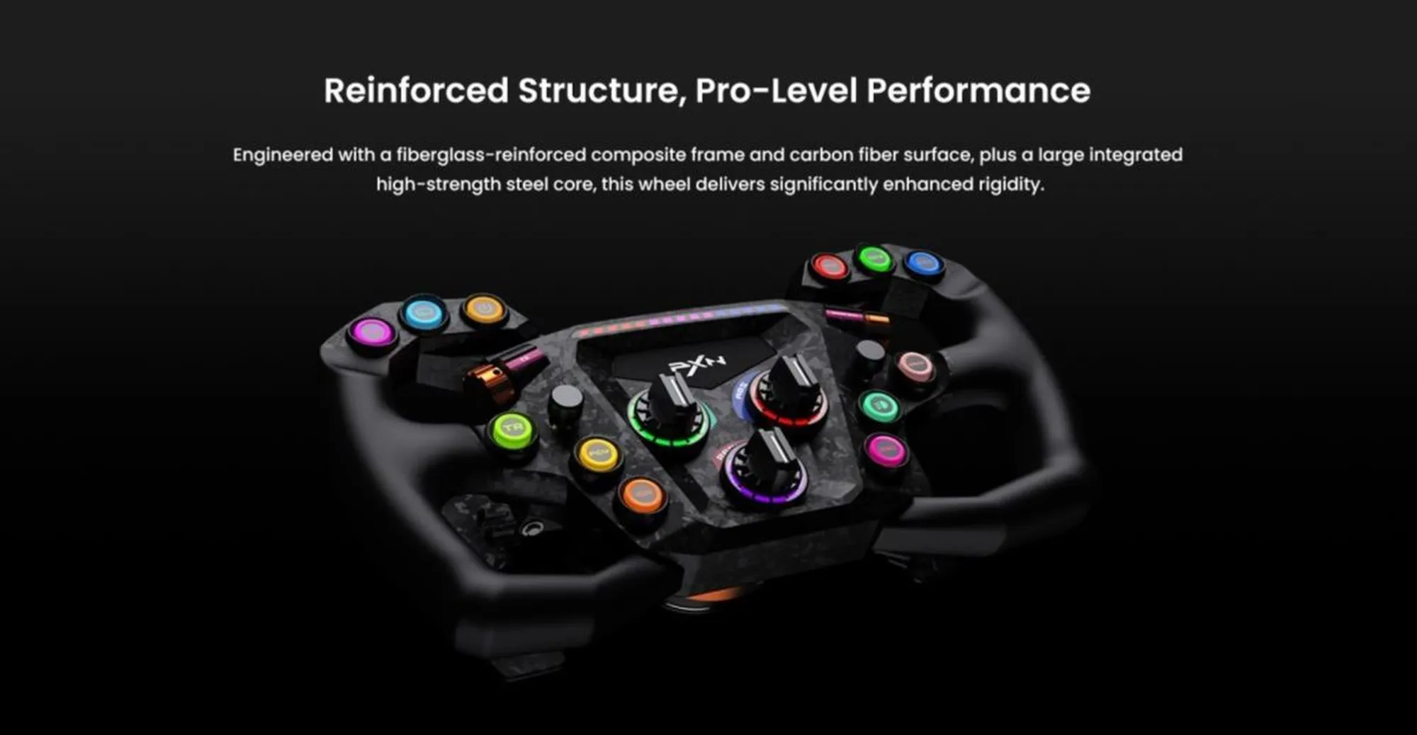 PXN Bundle VD10+W GTL GT ONE Direct Drive základna a volant pro PC