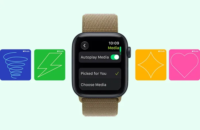 Výběr hudby ke cvičení na Apple Watch
