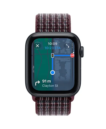 Aplikace Najít na Apple Watch SE 3