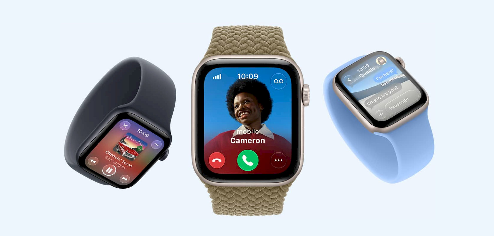 Apple Watch SE 3 (2026) Cellular 40mm Hvězdně bílý hliník s pískovým sportovním řemínkem M/L