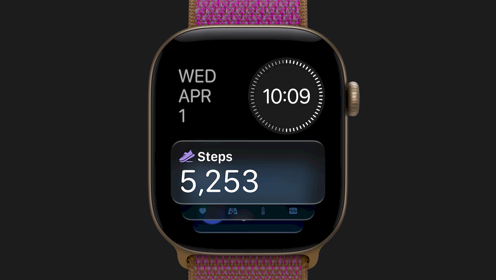 Apple Watch Series 12 Cellular (42mm) Tmavě bronzový hliník s tmavě bronzovým milánským tahem