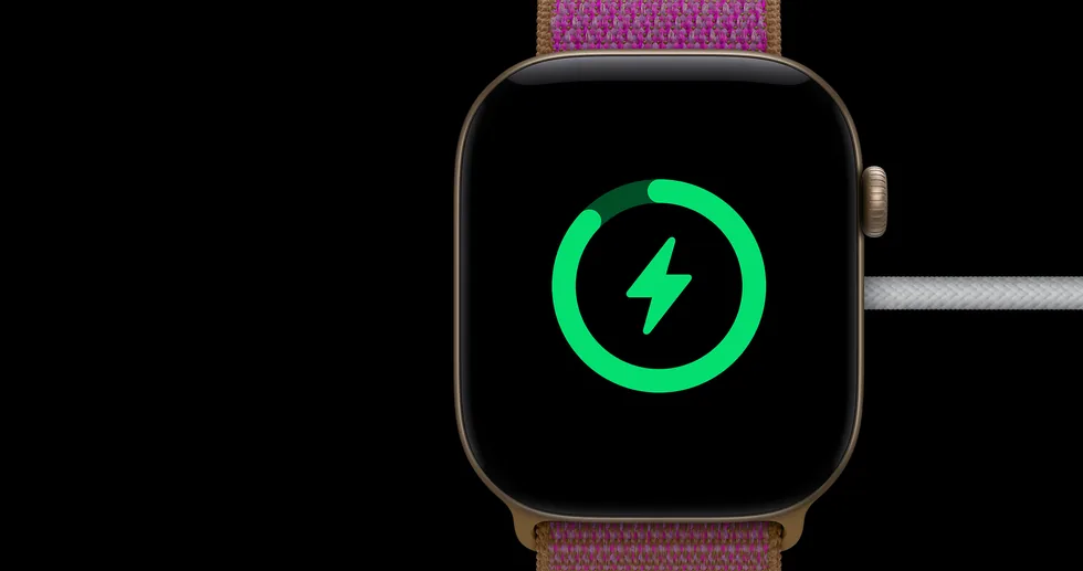Apple Watch Series 12 na nabíječce