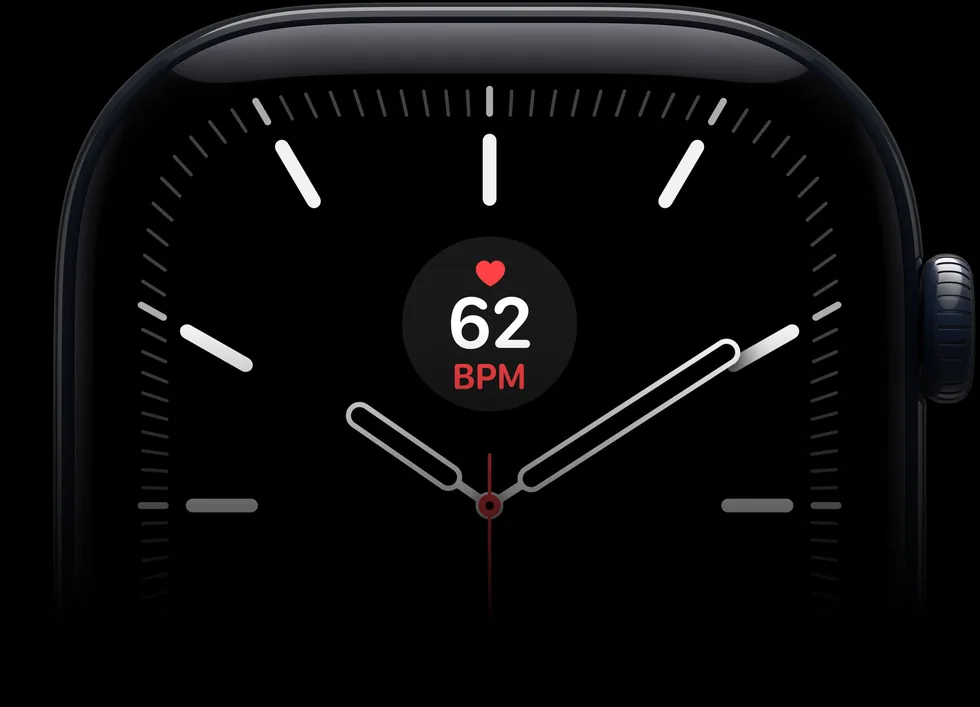 Ciferník Apple Watch Series 12 s tepovou frekvencí