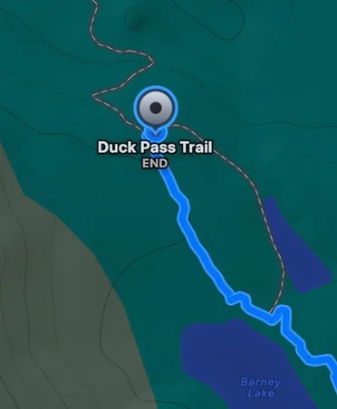 Vlastní turistická trasa na mapě