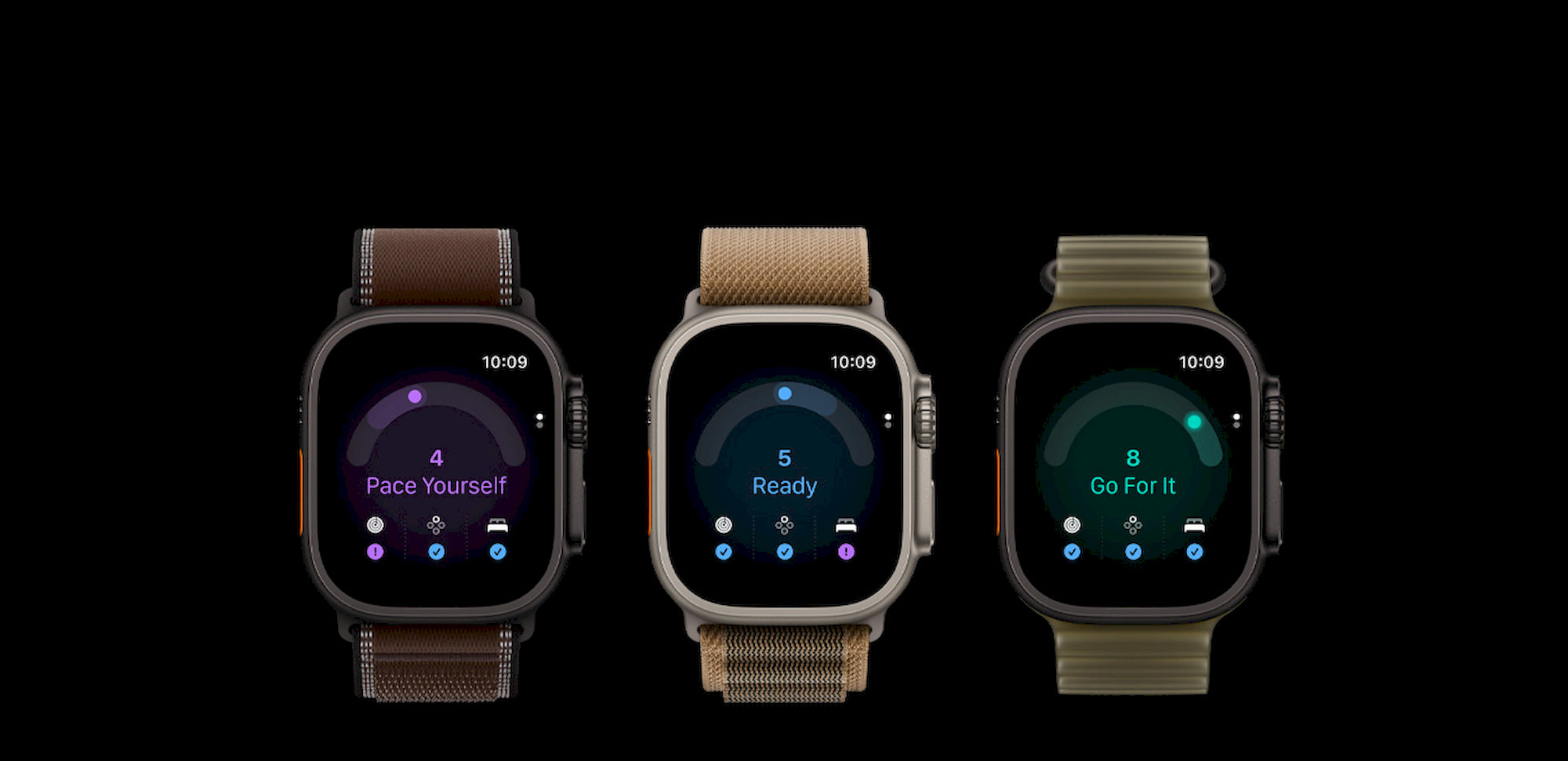 Apple Watch Ultra 4 49mm Černý titan s černým titanovým milánským tahem L