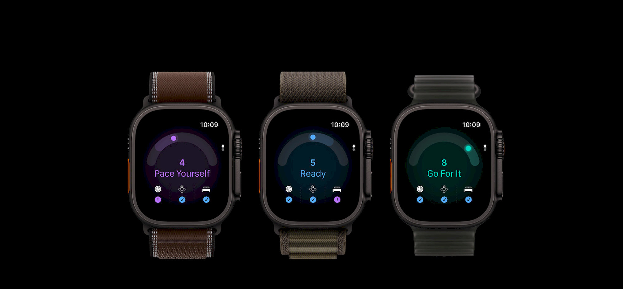 Apple Watch Ultra 4 49mm Černý titan s černým titanovým milánským tahem L