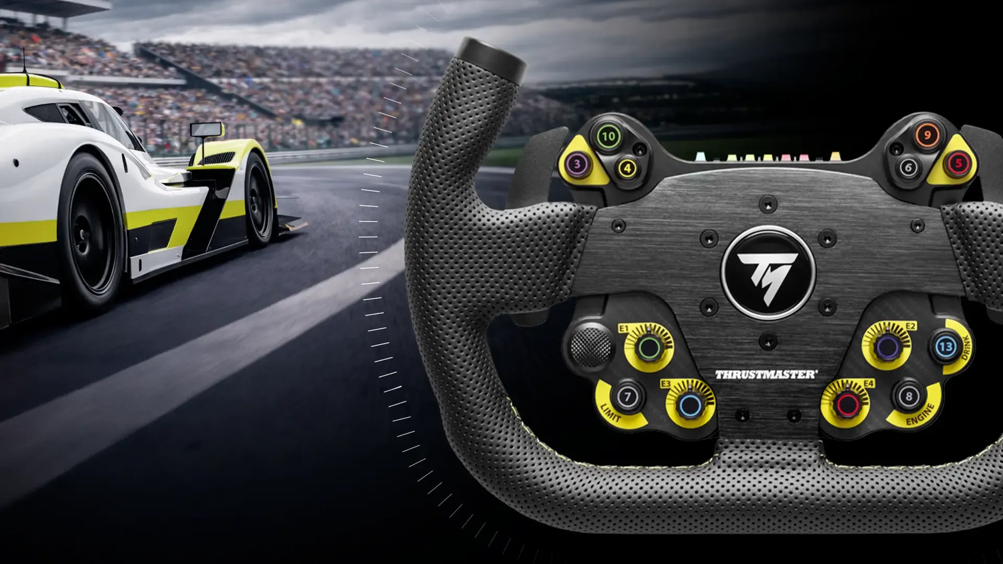 Thrustmaster EVO Racing 31U Leather Add-on volant černý