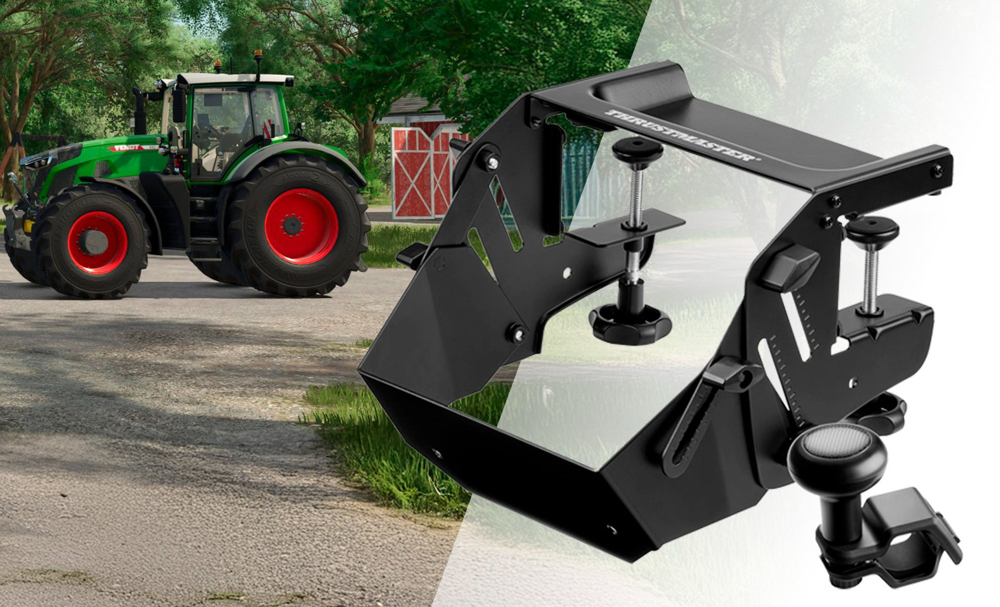 Thrustmaster T128 SimTask Farming Pack, sada volantu + pedálů a joysticku, (PS5, PC)
