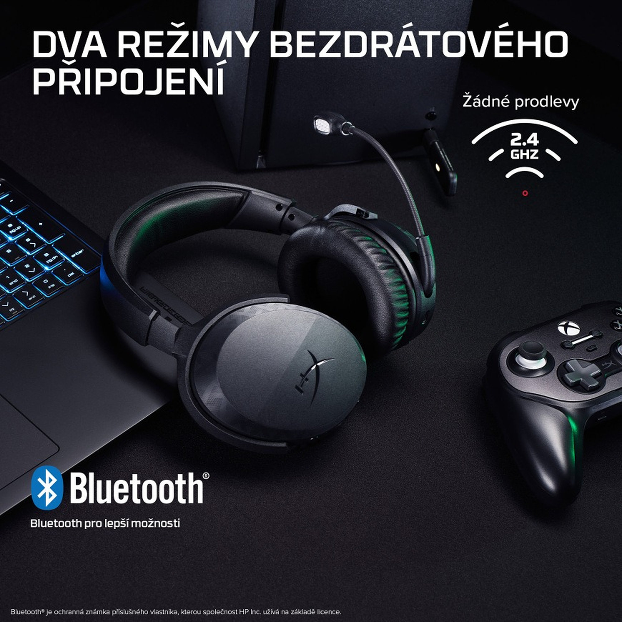 HyperX CloudX Stinger 3 bezdrôtová herná náhlavná súprava pre Xbox