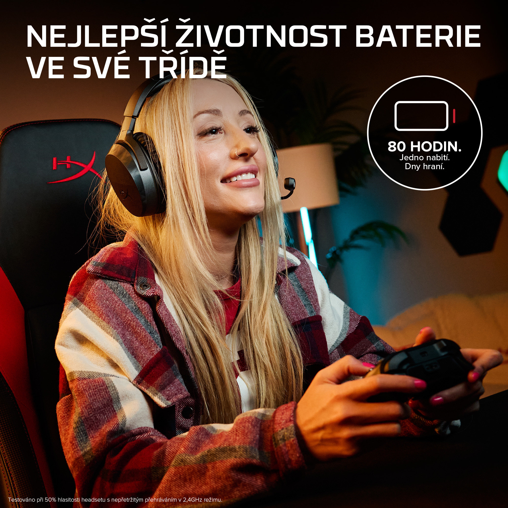 HyperX CloudX Stinger 3 bezdrôtová herná náhlavná súprava pre Xbox