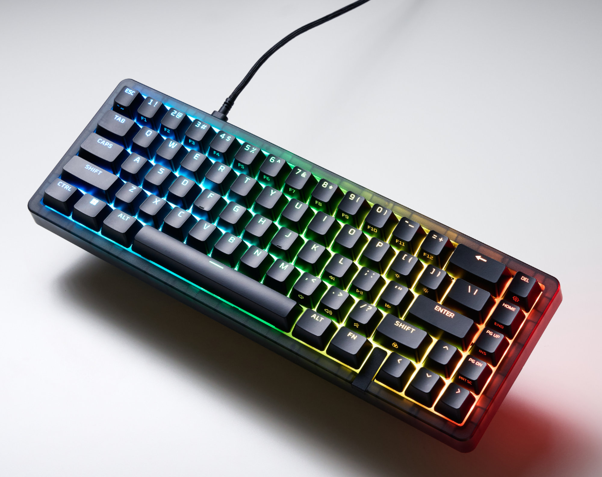 HyperX Origins 2 65 (US) drôtová herná klávesnica čierna