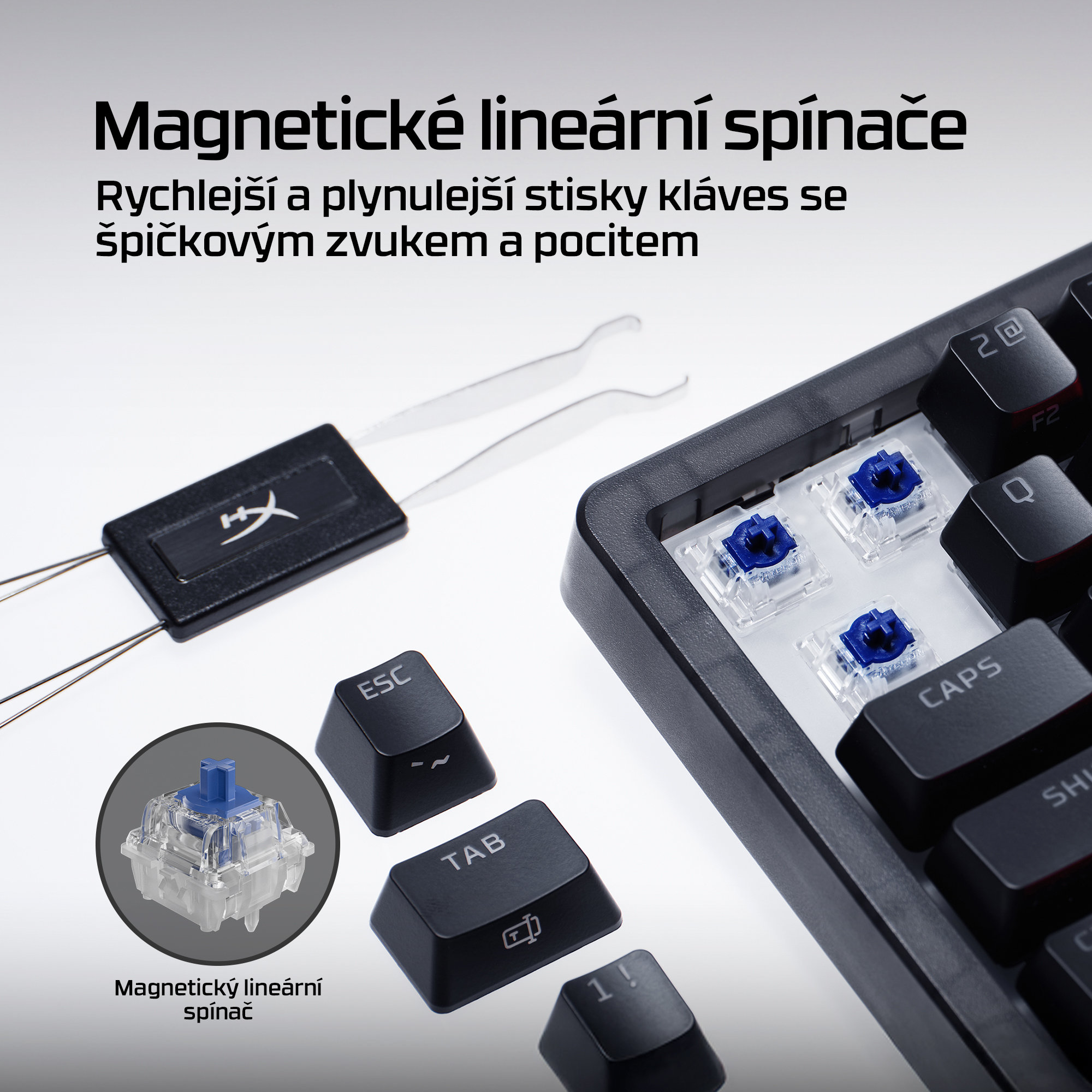 HyperX Origins 2 Pro 65 herná klávesnica čierna