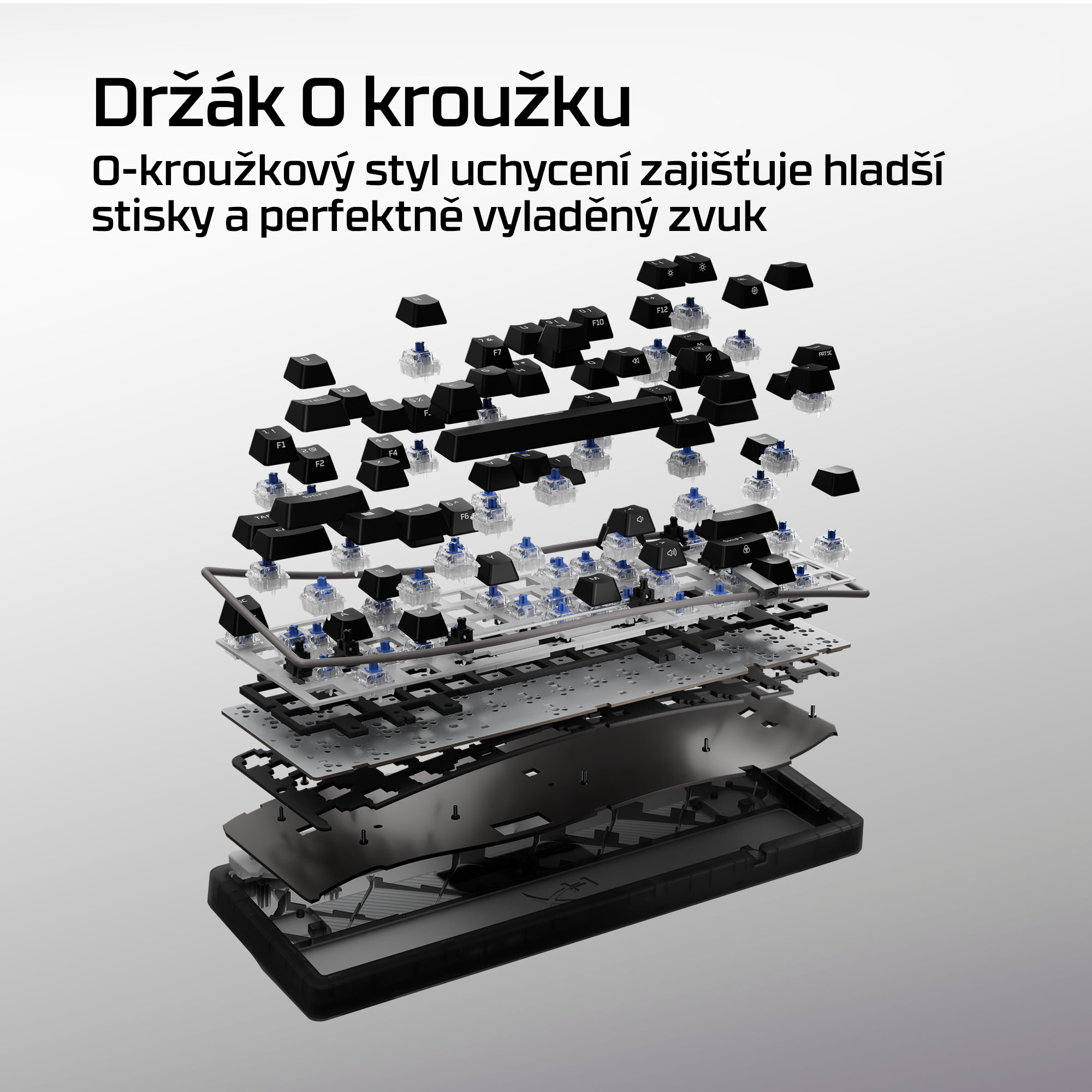 HyperX Origins 2 Pro 65 herná klávesnica čierna