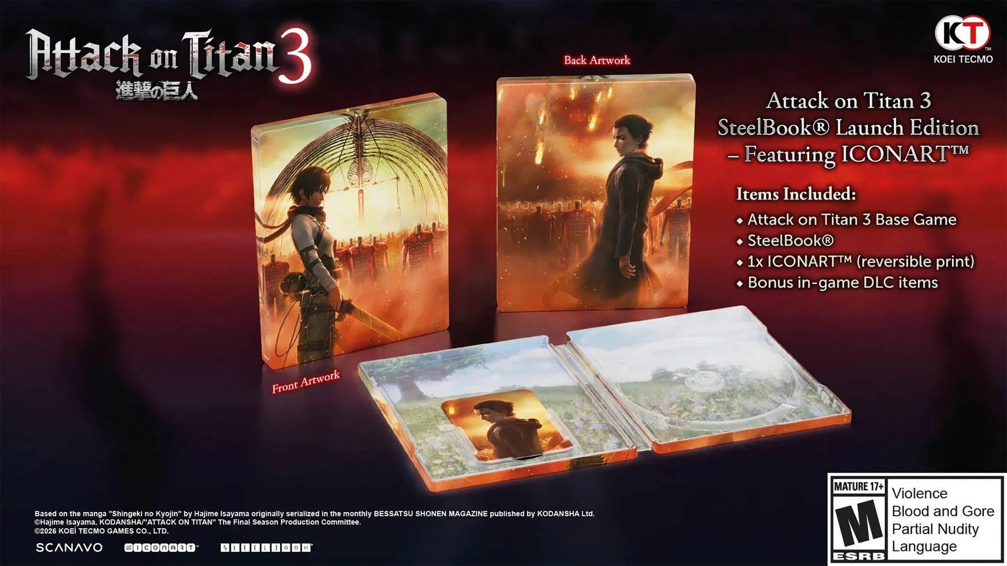 Attack On Titan 3 Launch Edition (XSX)
