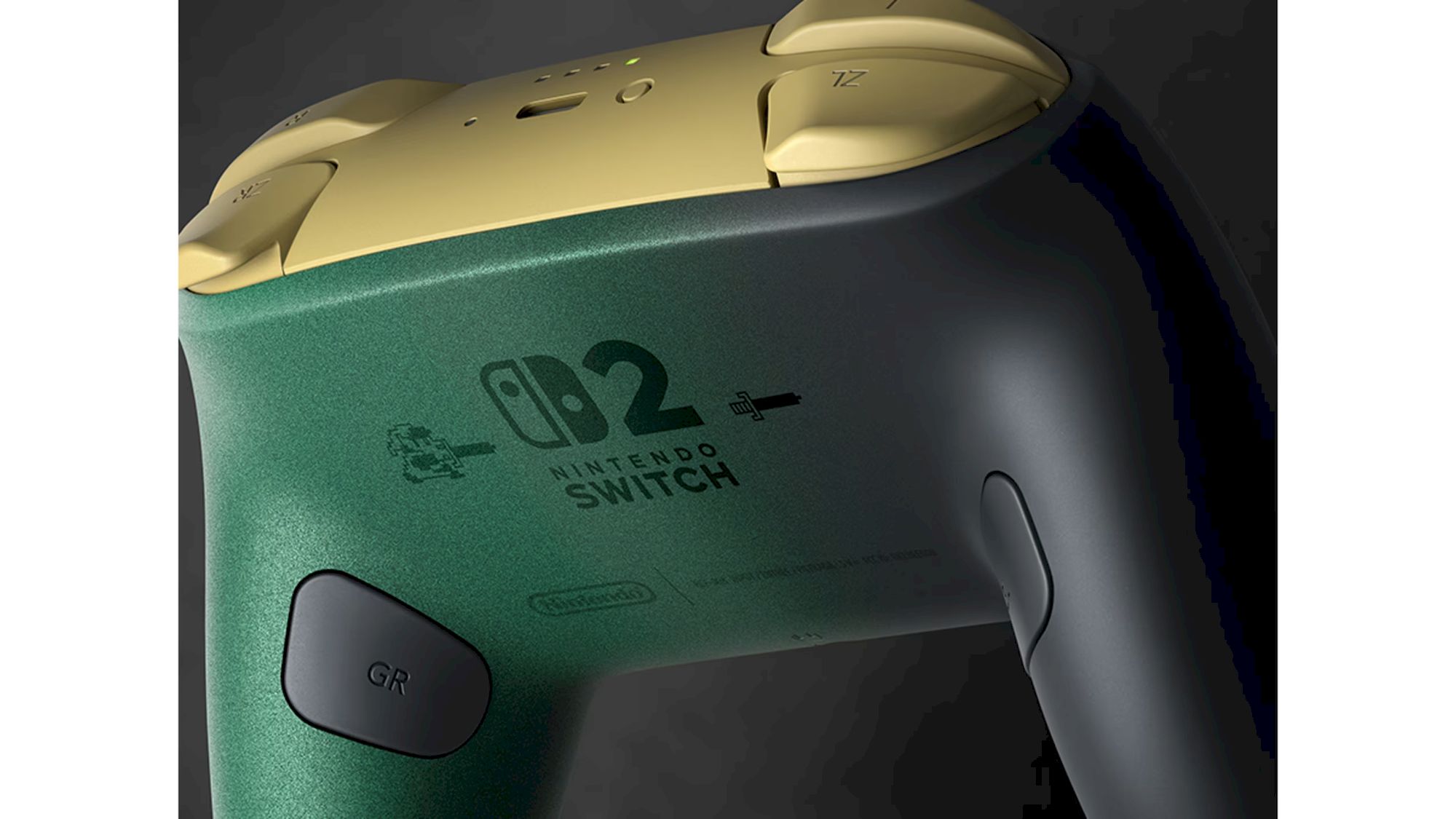 Nintendo Switch 2 Pro Controller The Legend of Zelda - 40th Anniversary Edition