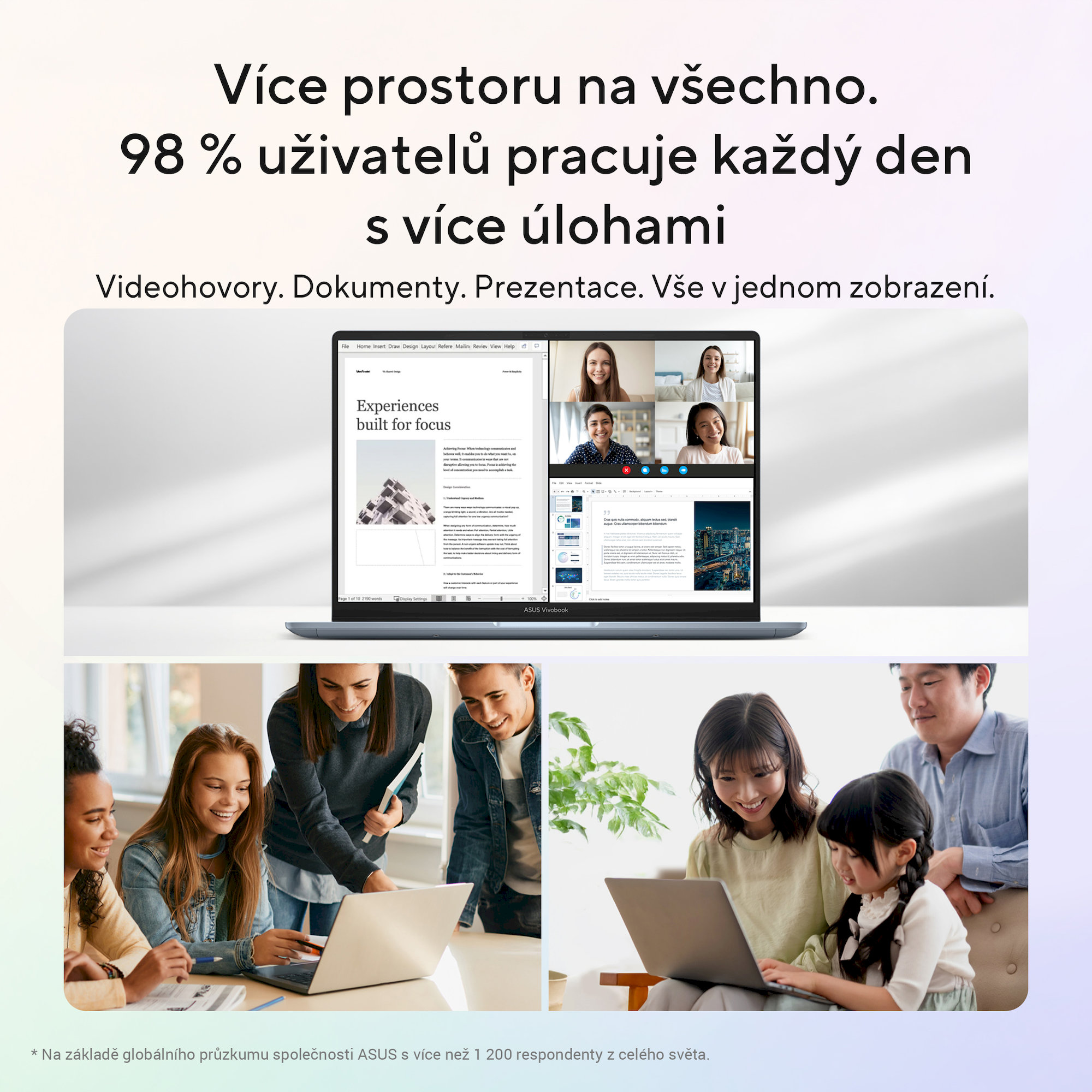 ASUS Vivobook S14 (S5408QA-TM198W) šedý