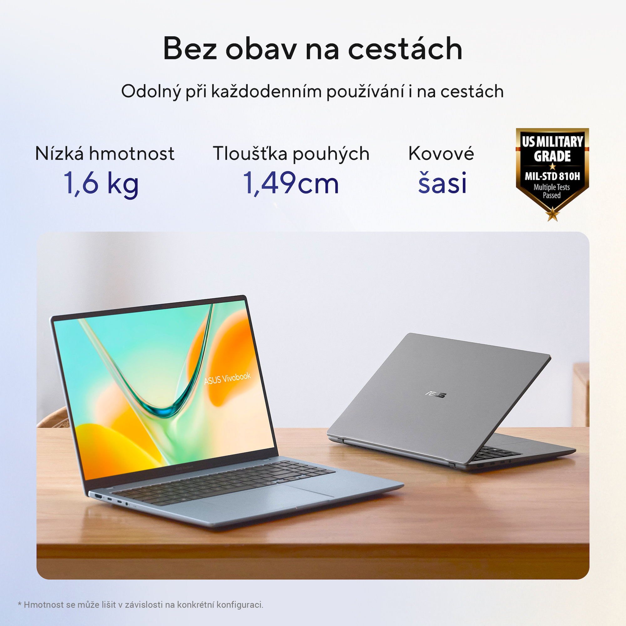 ASUS Vivobook S16 (S5608QA-OLED207W) šedý