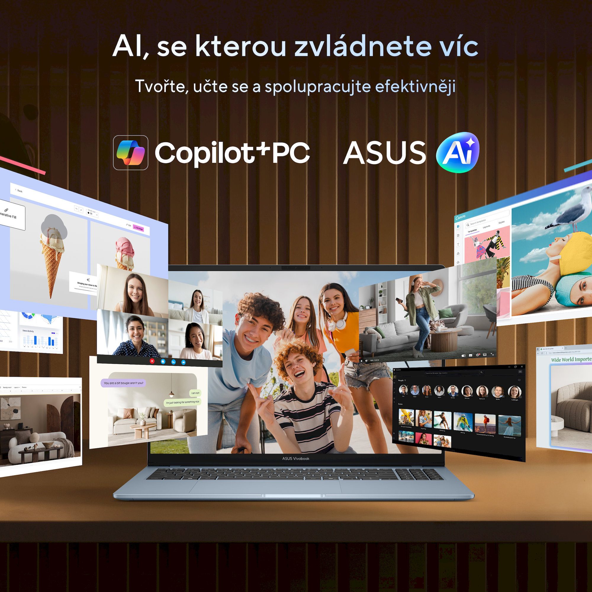 ASUS Vivobook S16 (S5608QA-OLED207W) šedý