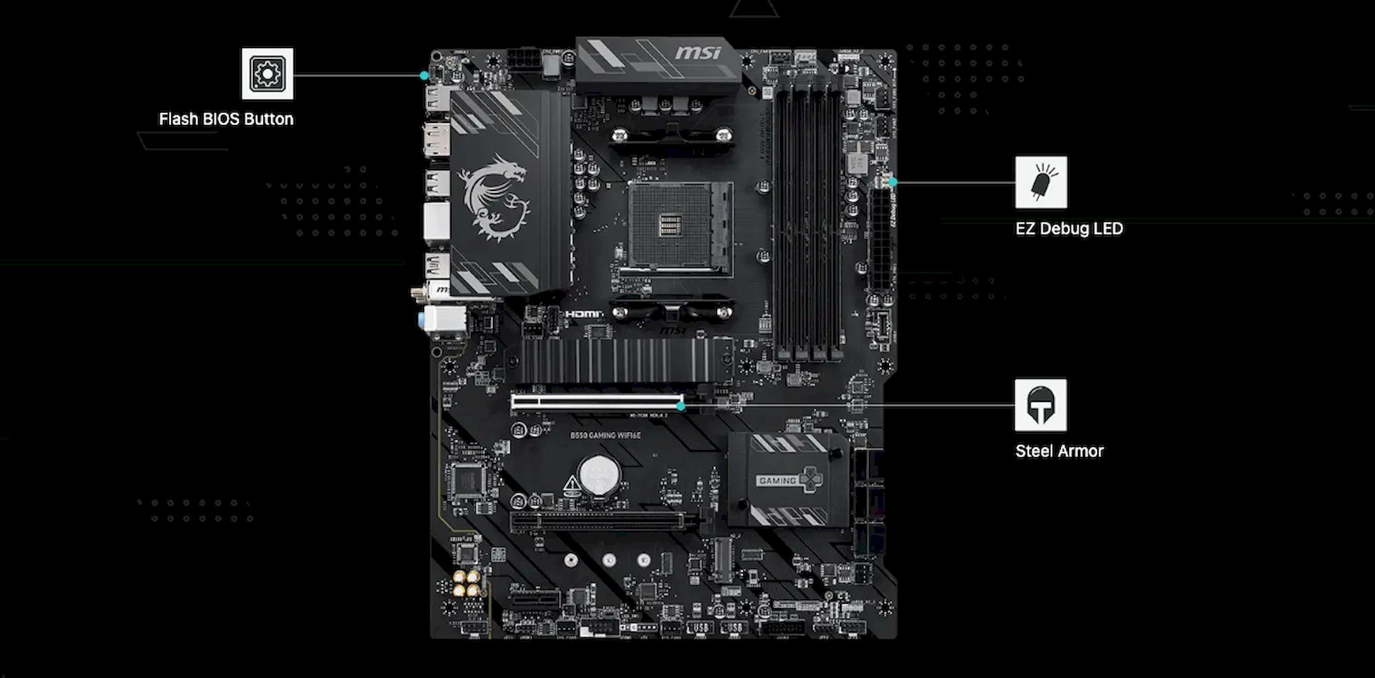 MSI B550 GAMING WIFI6E