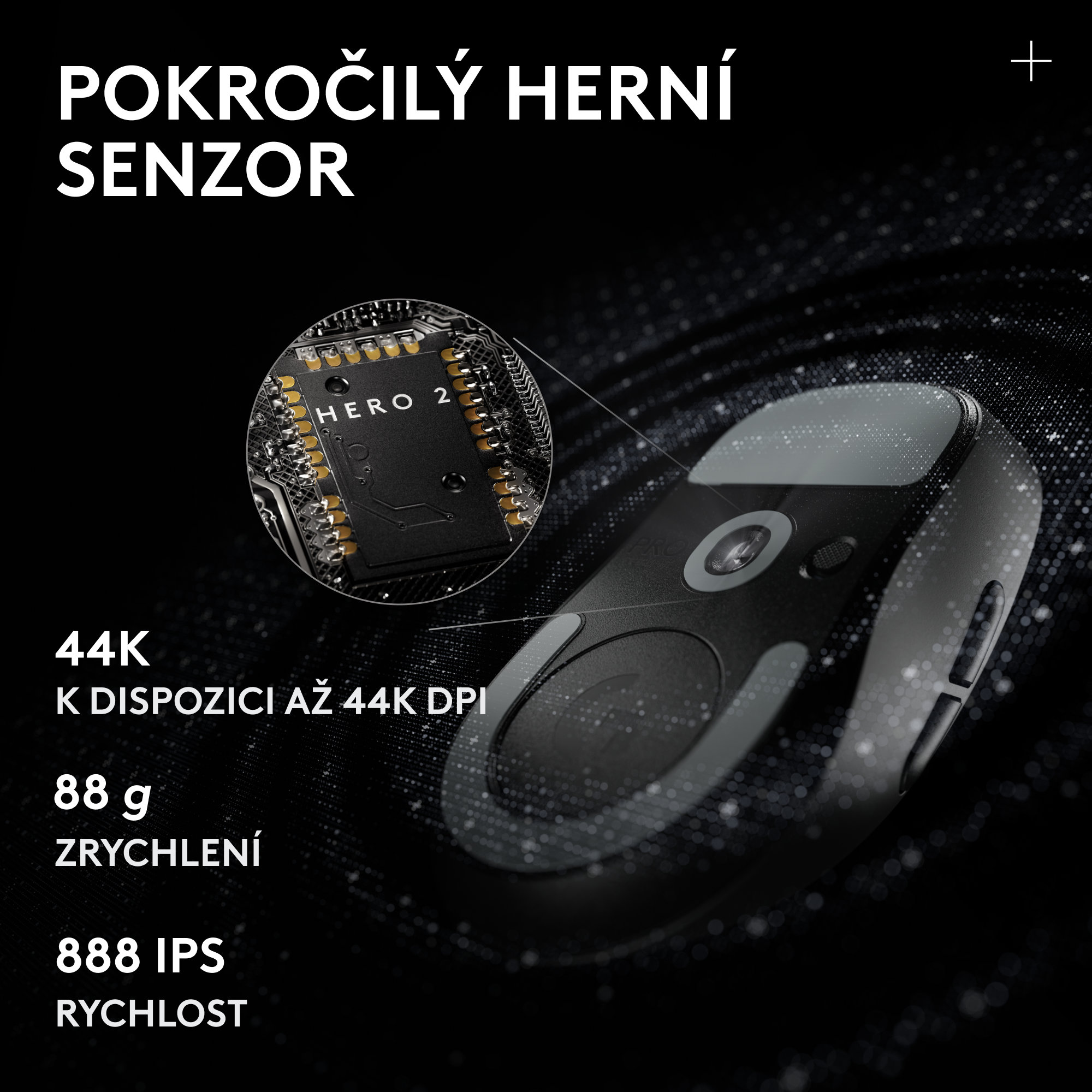 Logitech PRO X Superlight 2 DEX SE herní myš černá