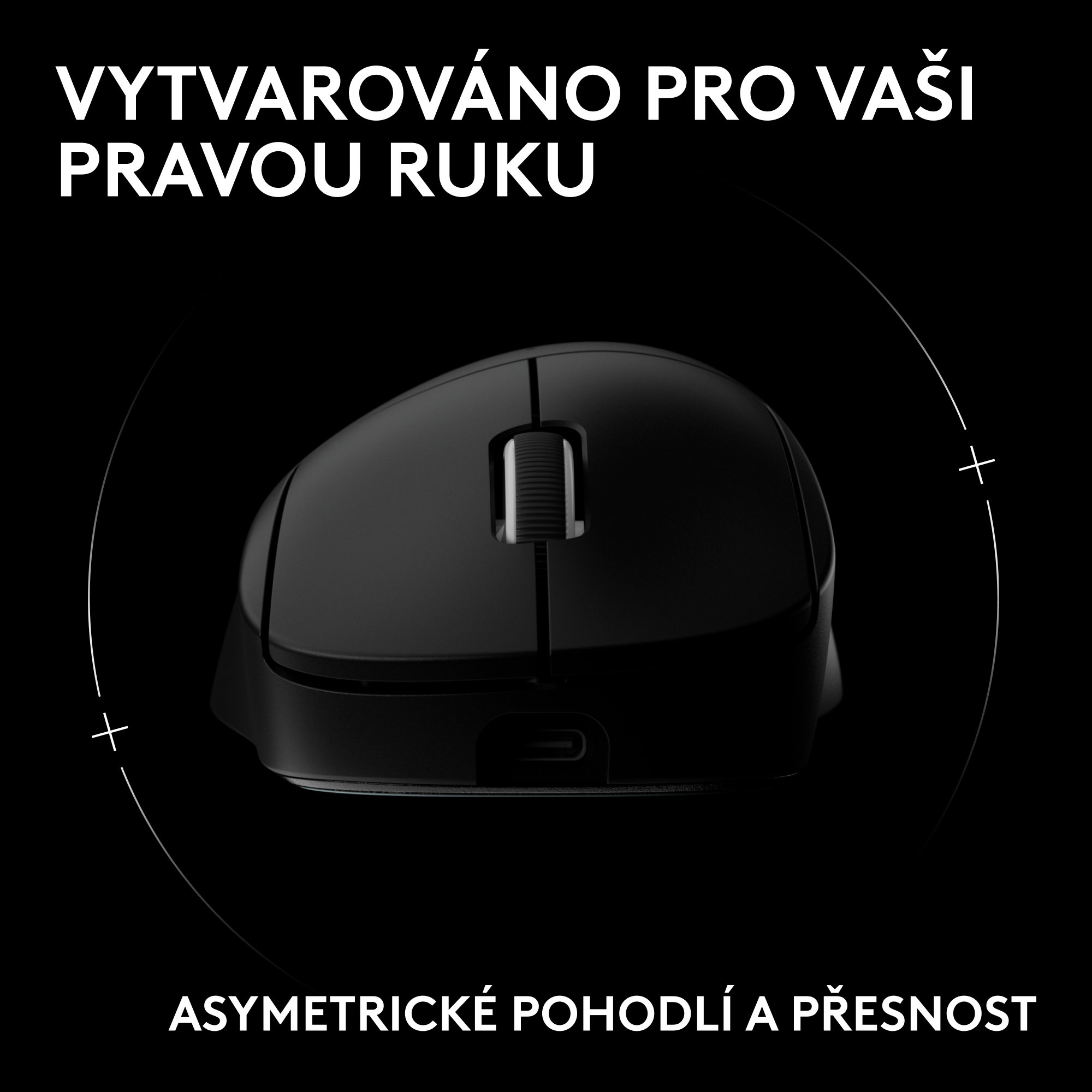 Logitech PRO X Superlight 2 DEX SE herní myš černá