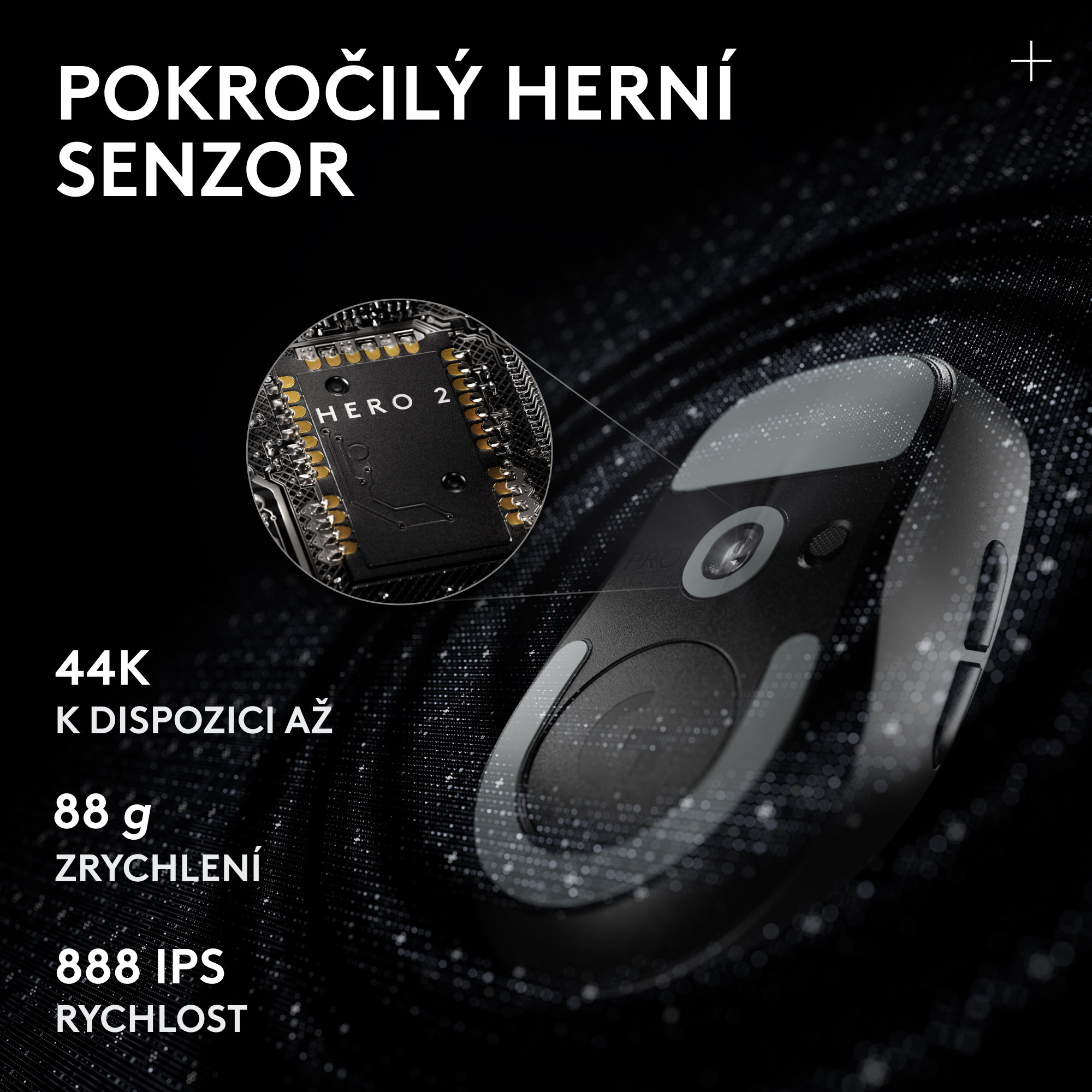 Logitech G PRO X Superlight 2c SE herní myš černá