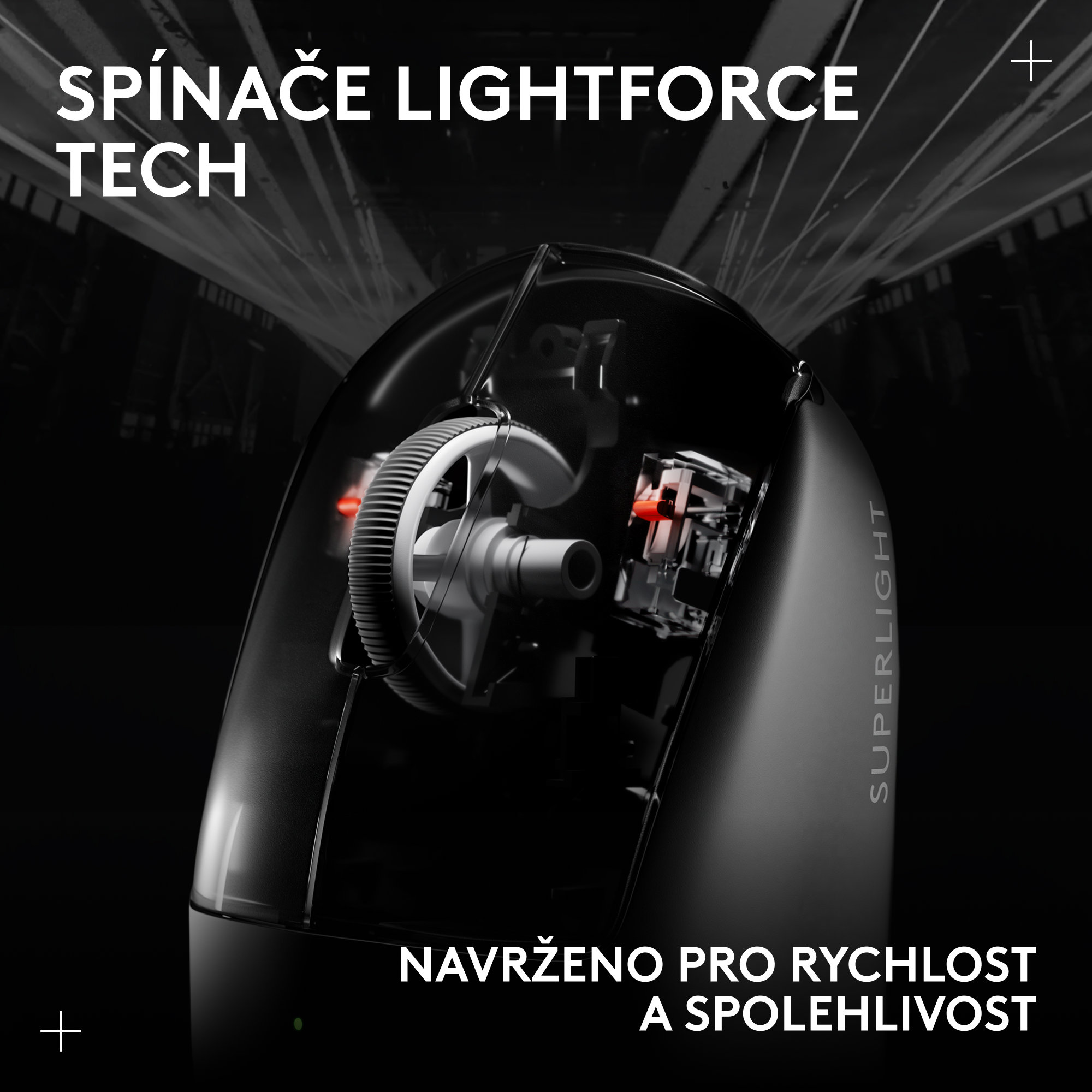 Logitech G PRO X Superlight 2c SE herní myš černá