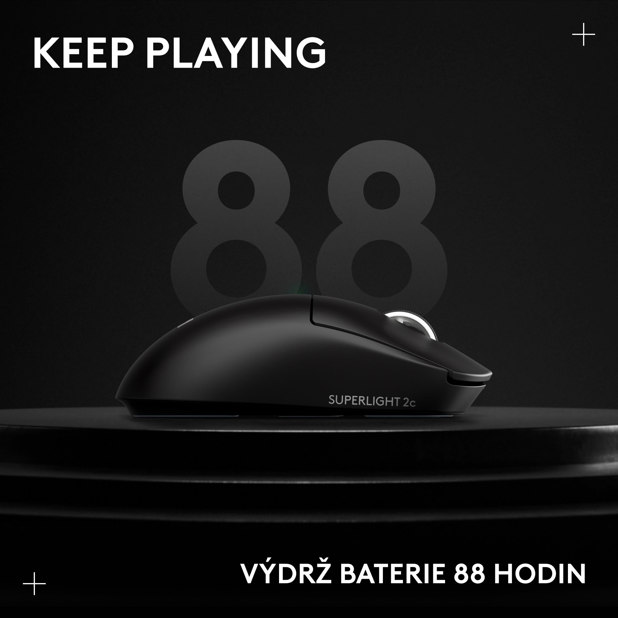 Logitech G PRO X Superlight 2c SE herní myš černá