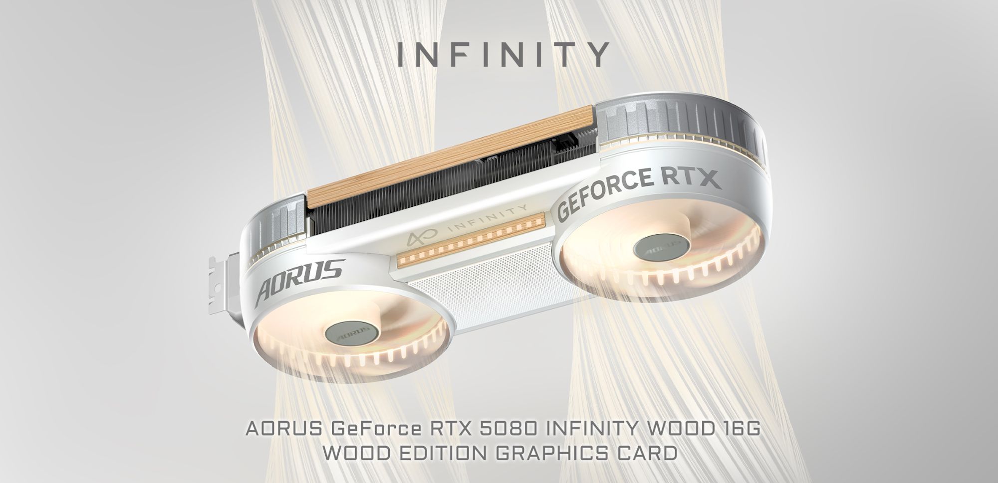 GIGABYTE NVIDIA GeForce RTX 5080 INFINITY WOOD 16GB GDDR7