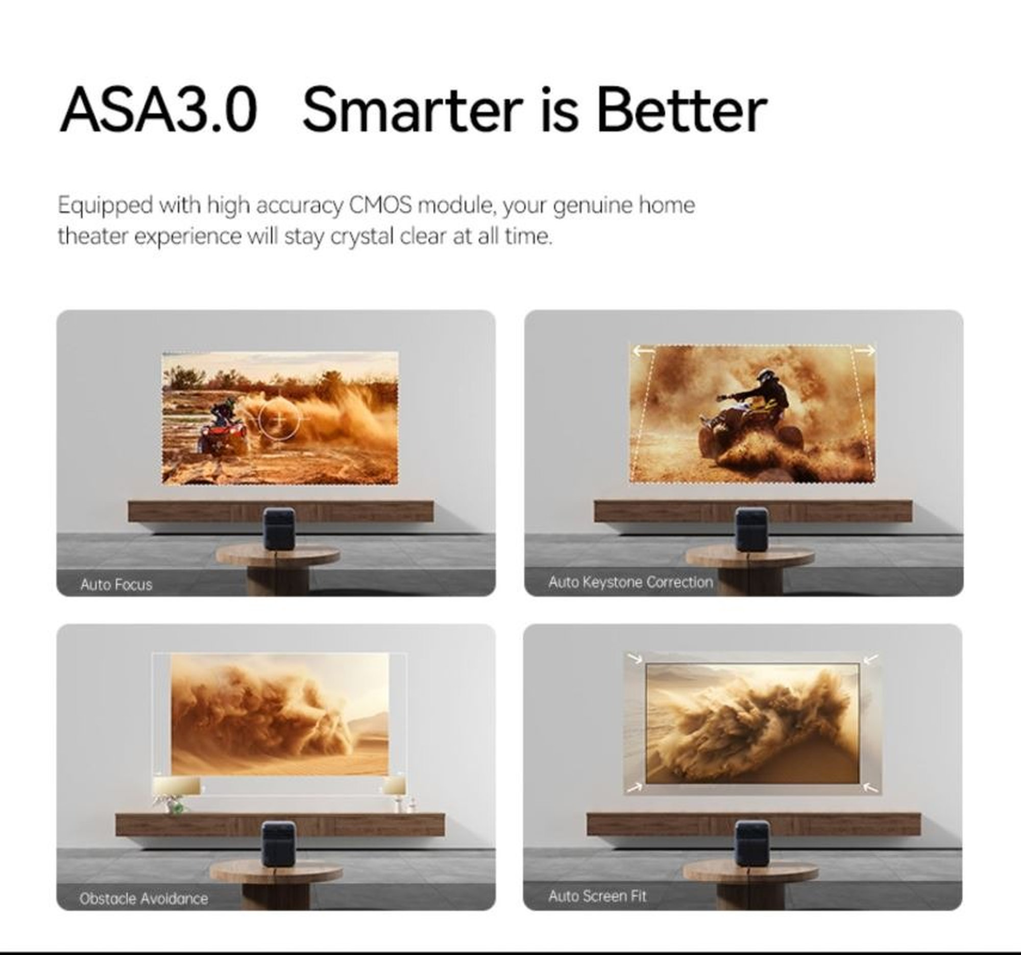 Wanbo Mozart 1 Pro (2025) smart projektor tmavomodrý