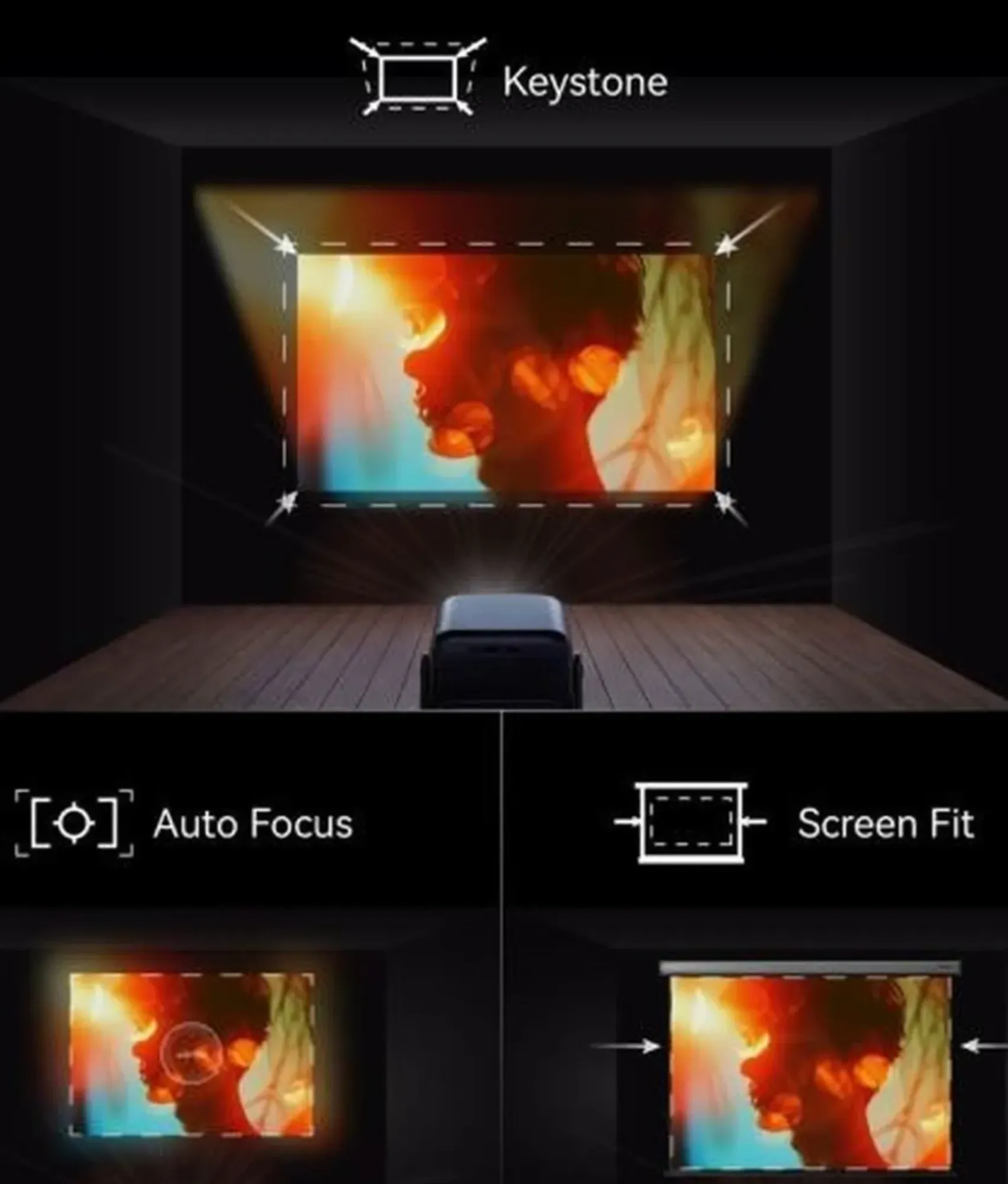 Wanbo ToGo Pro chytrý projektor tmavě modrý