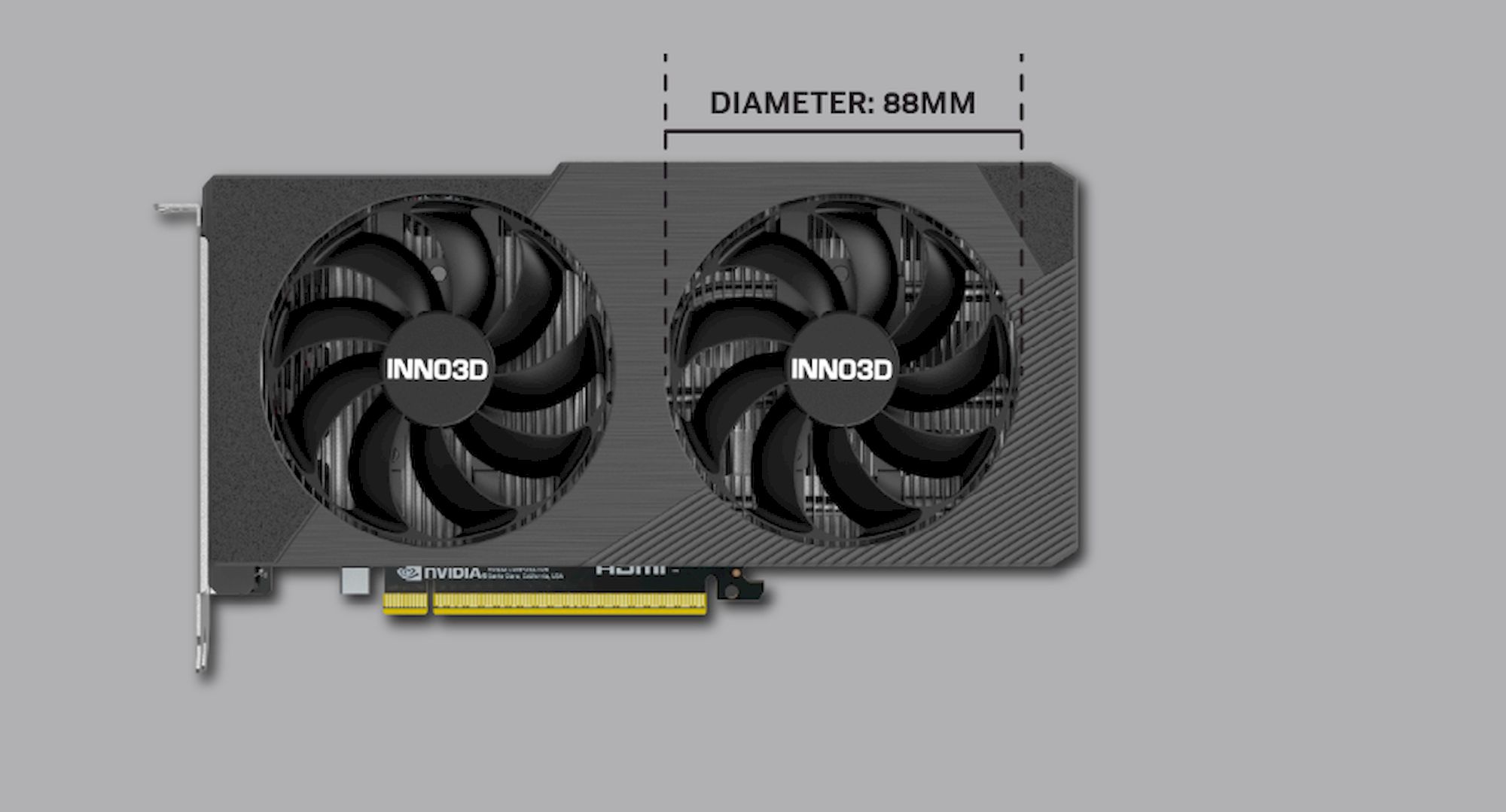 INNO3D NVIDIA GeForce RTX 5060 Twin X2 V2 8GB GDDR7