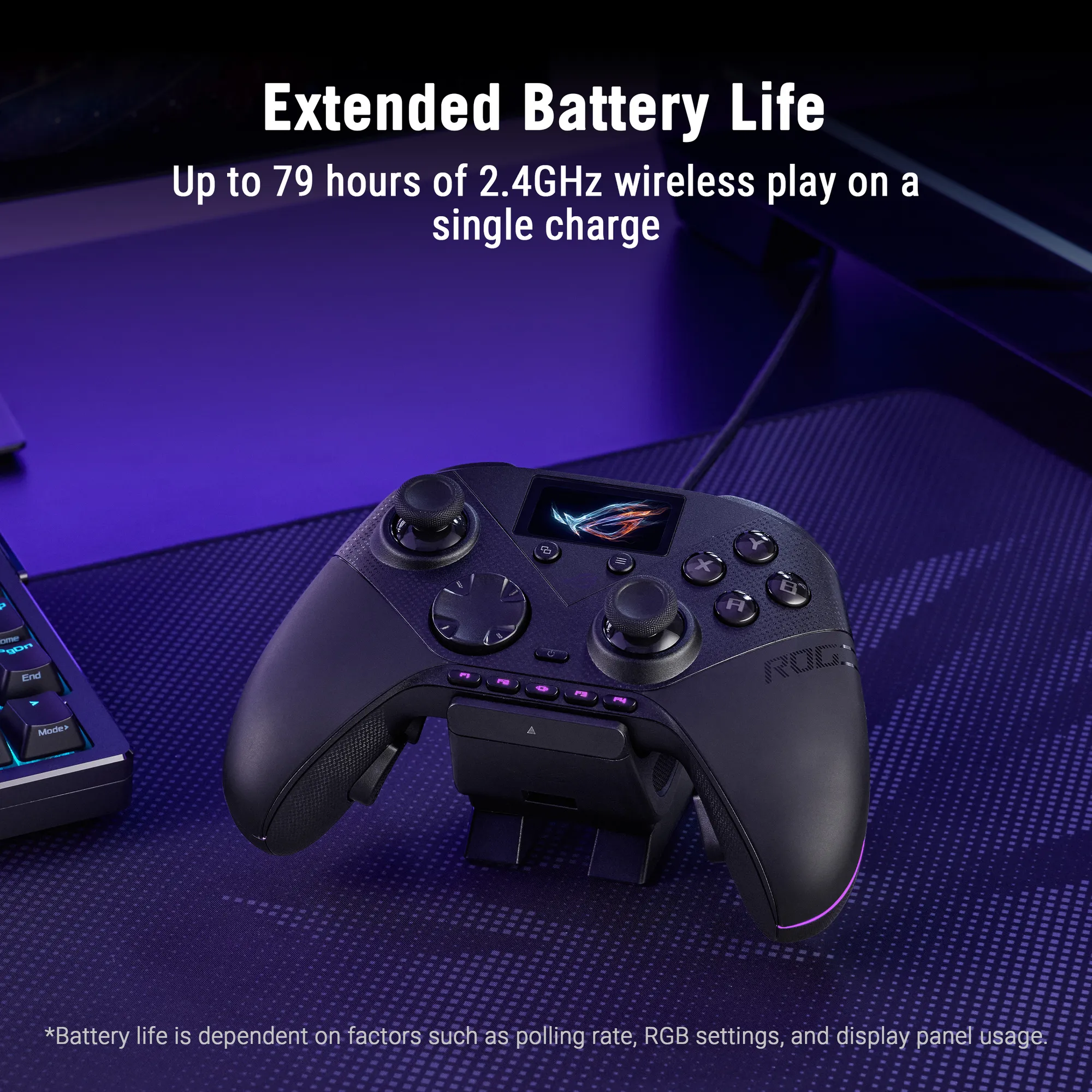 ASUS ROG Raikiri II PRO PC WL herní ovladač černý