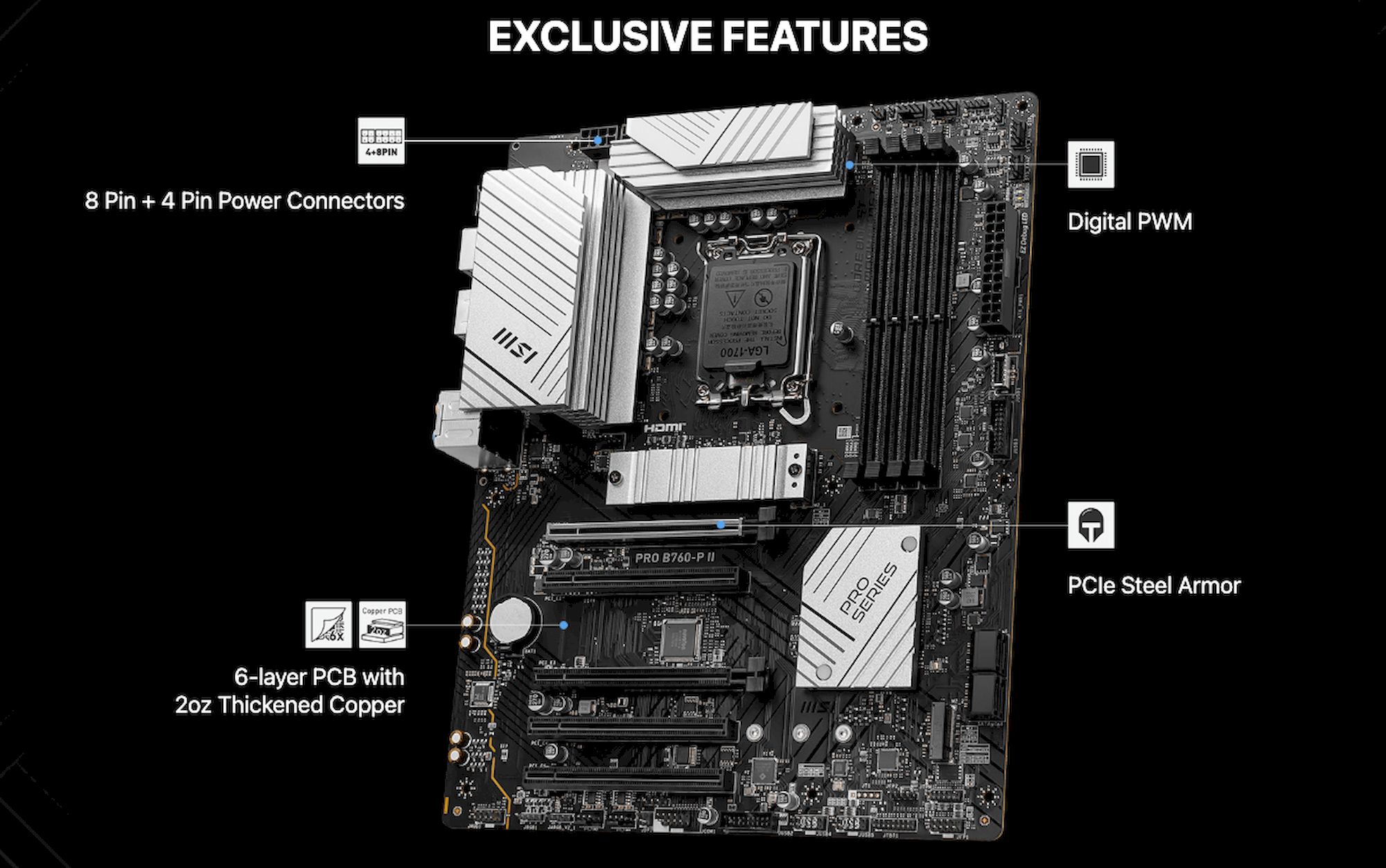 MSI PRO B760-P II