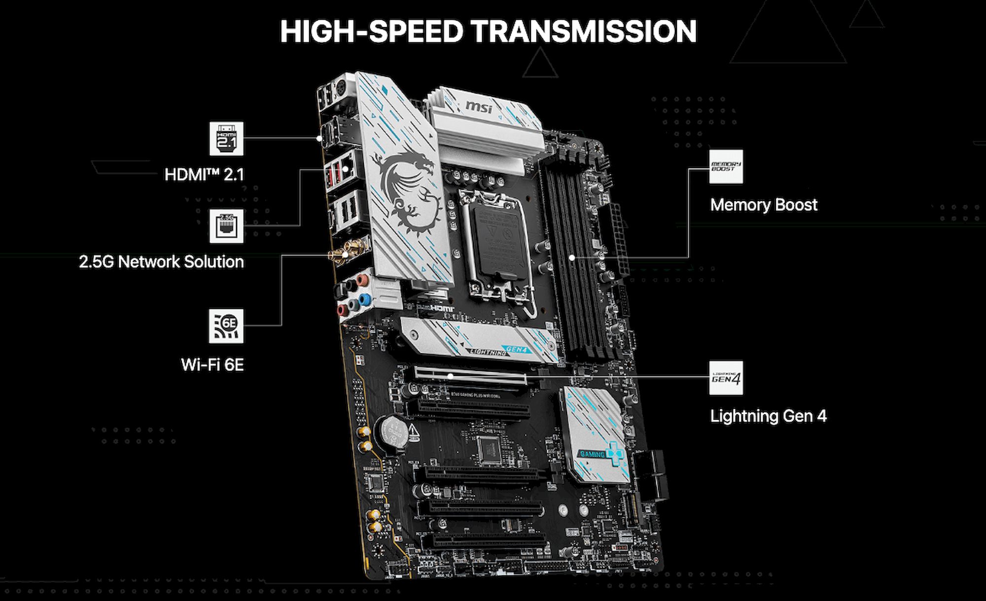 MSI B760 GAMING PLUS WIFI DDR4