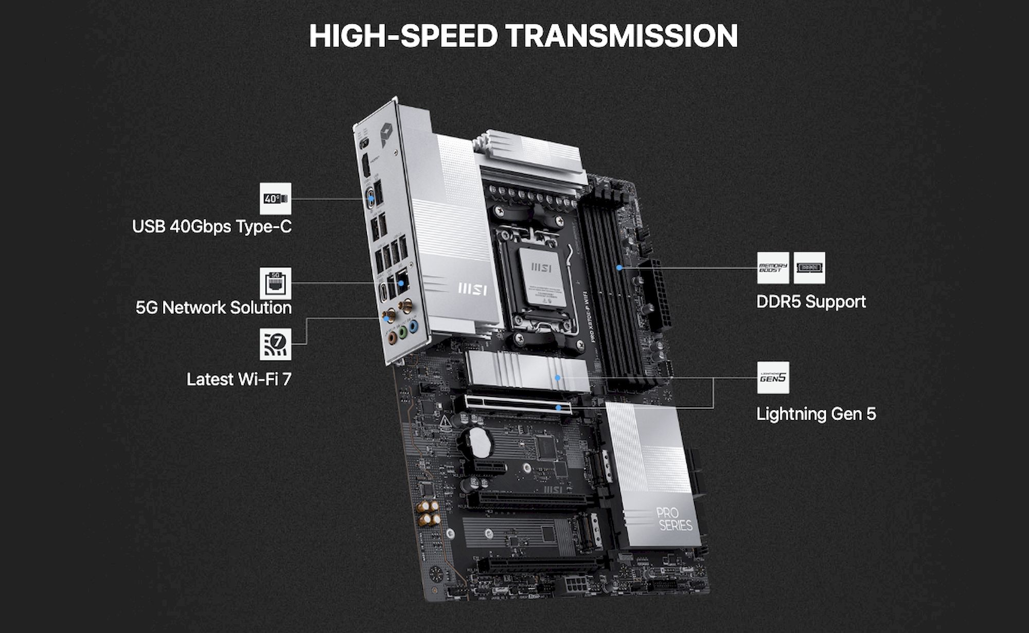 MSI PRO X870E-P WIFI